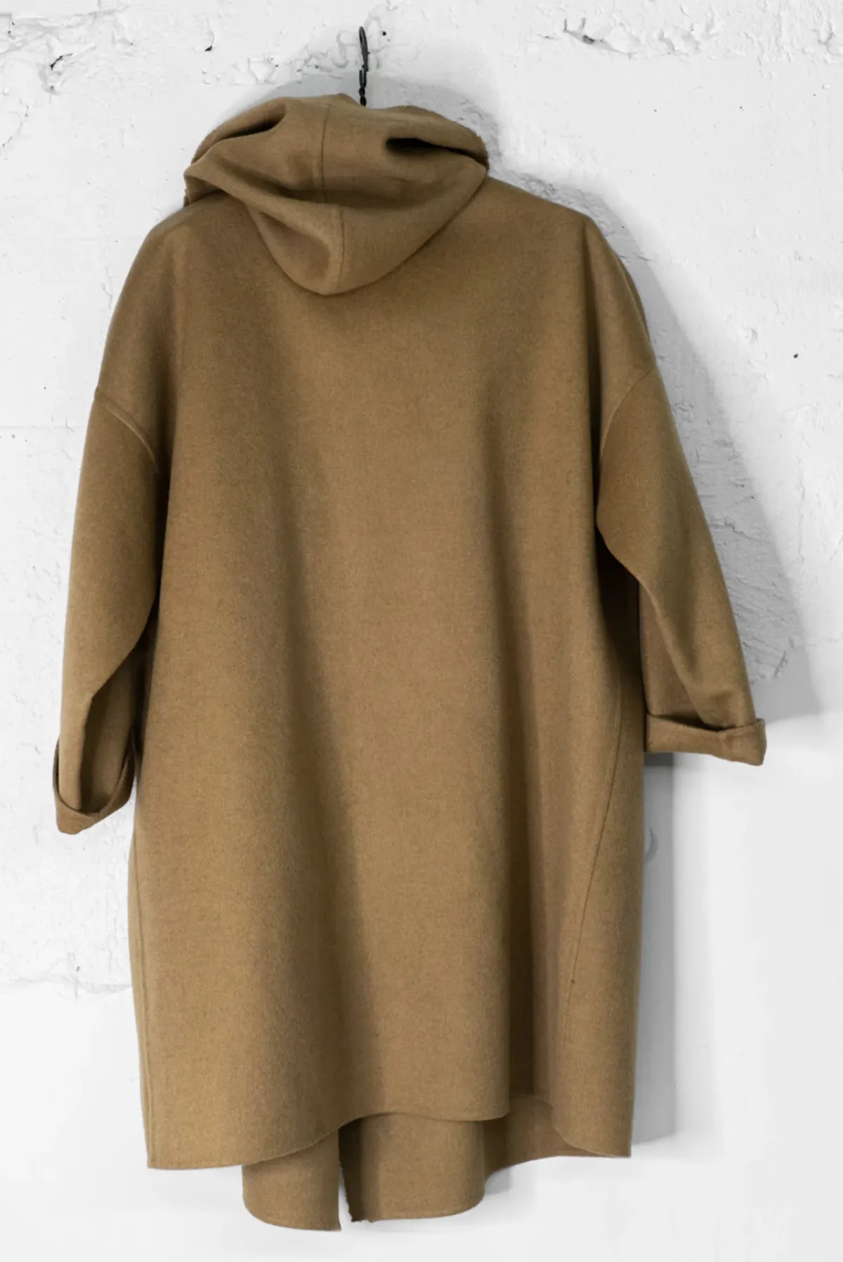 hooded coat - Camel