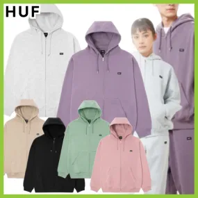 HUF  |Unisex Blended Fabrics Street Style Long Sleeves Plain