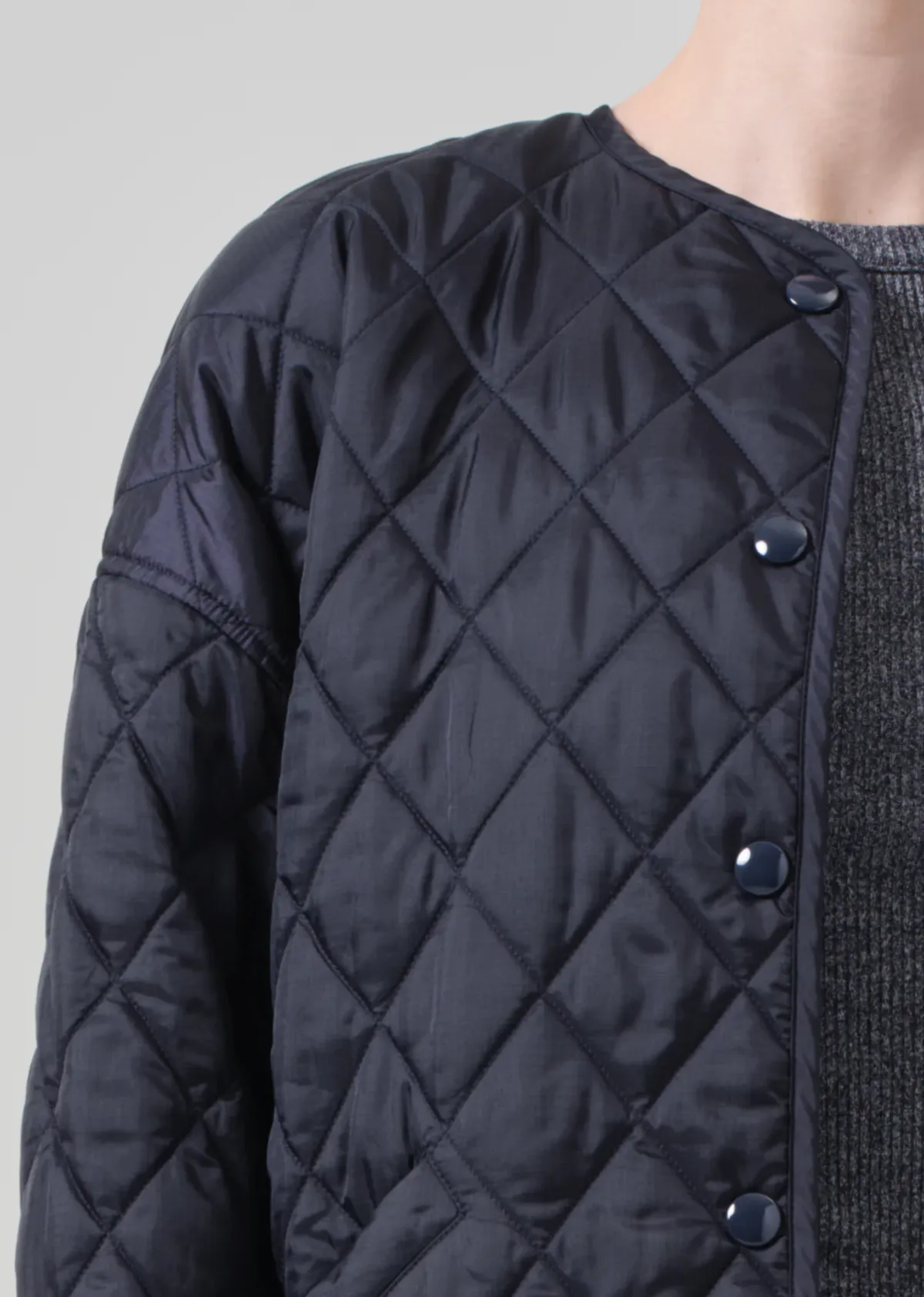 Huntleigh Quilted Coat - Ink