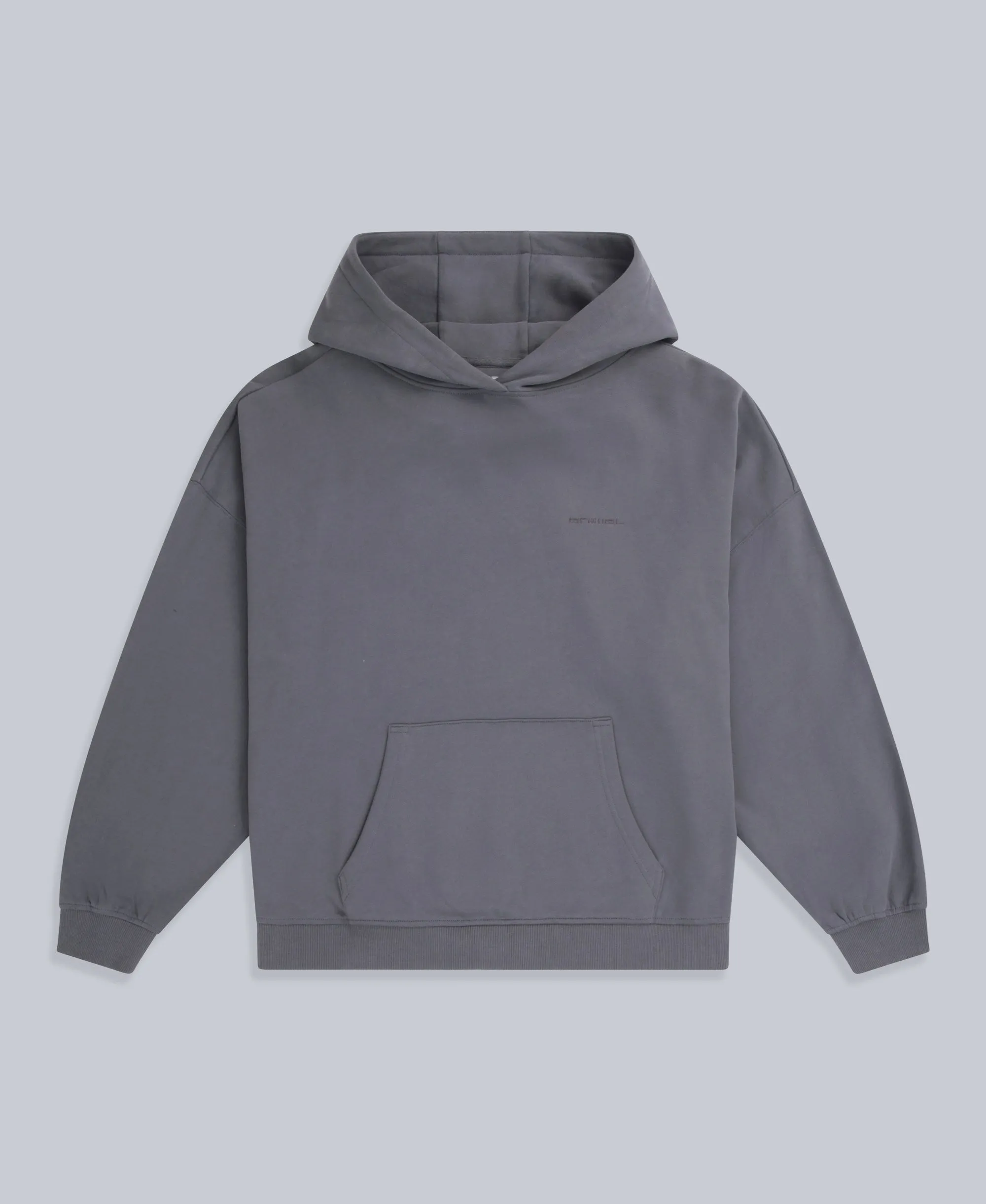 Idol Womens Drop Shoulder Hoodie - Dark Grey