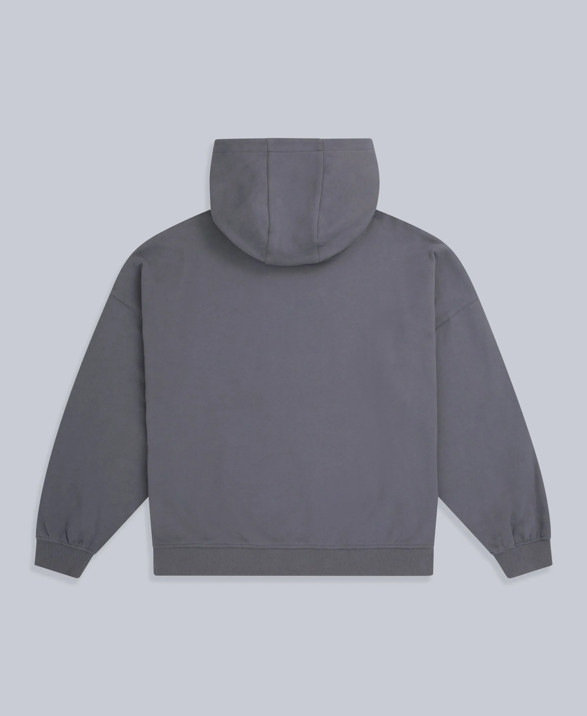 Idol Womens Drop Shoulder Hoodie - Dark Grey