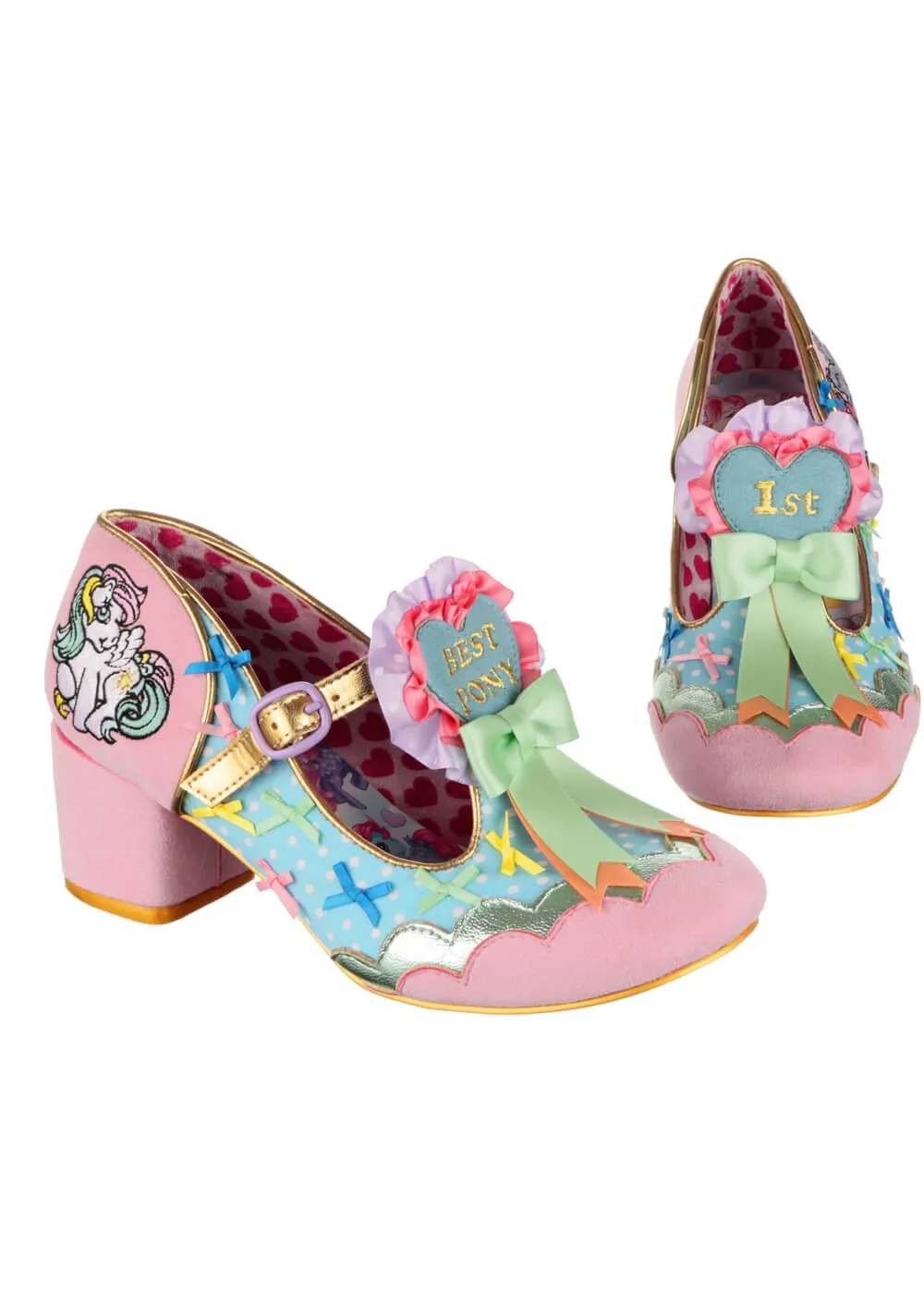 Irregular Choice x My Little Pony Best In Show Pumps Blue Pink