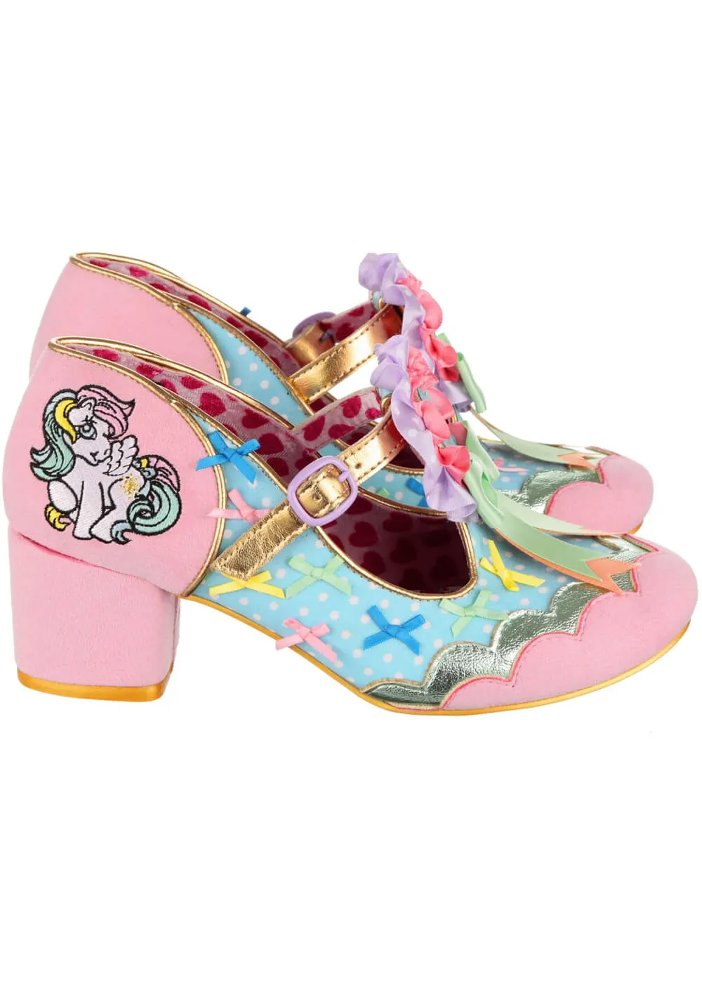 Irregular Choice x My Little Pony Best In Show Pumps Blue Pink