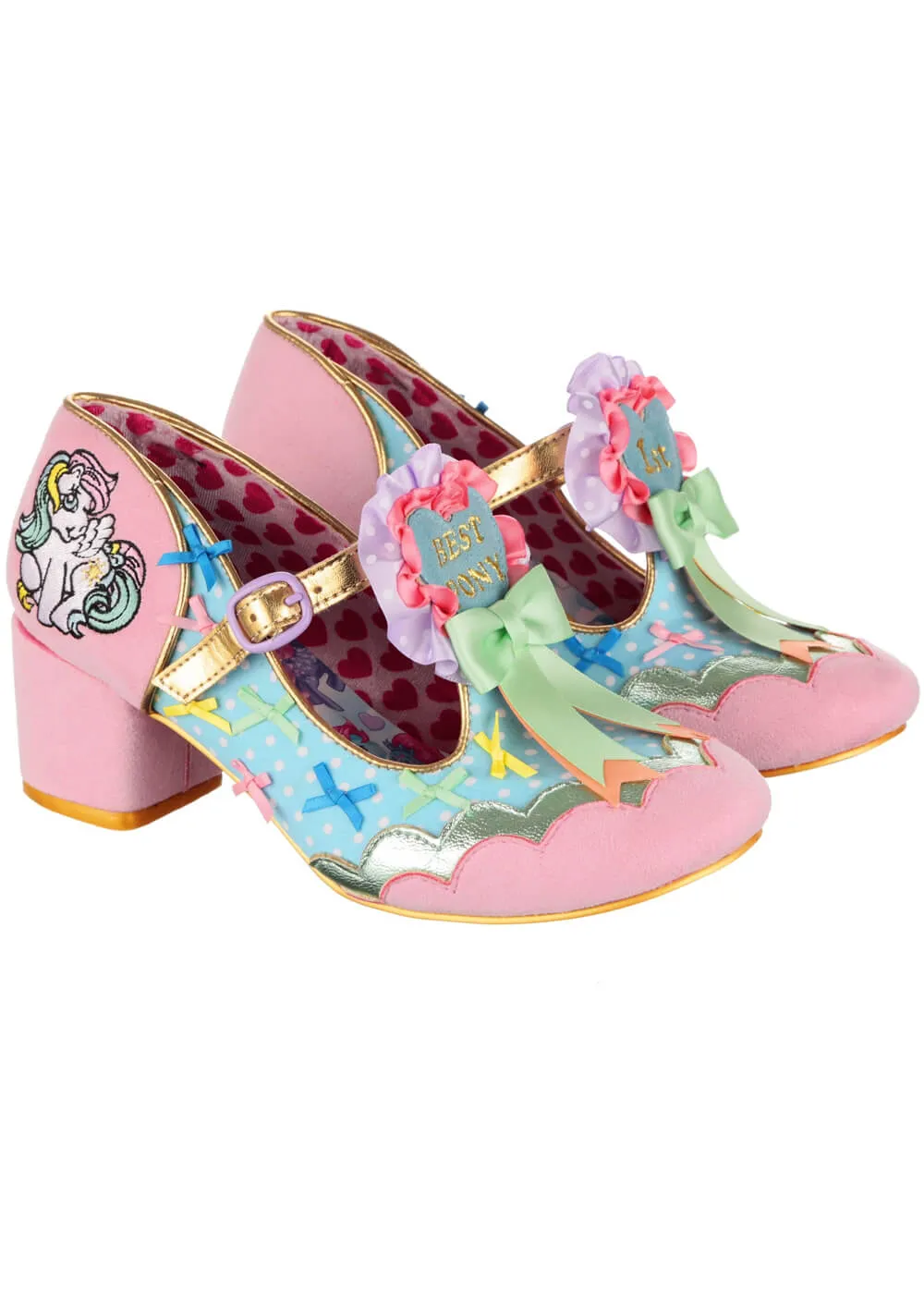 Irregular Choice x My Little Pony Best In Show Pumps Blue Pink