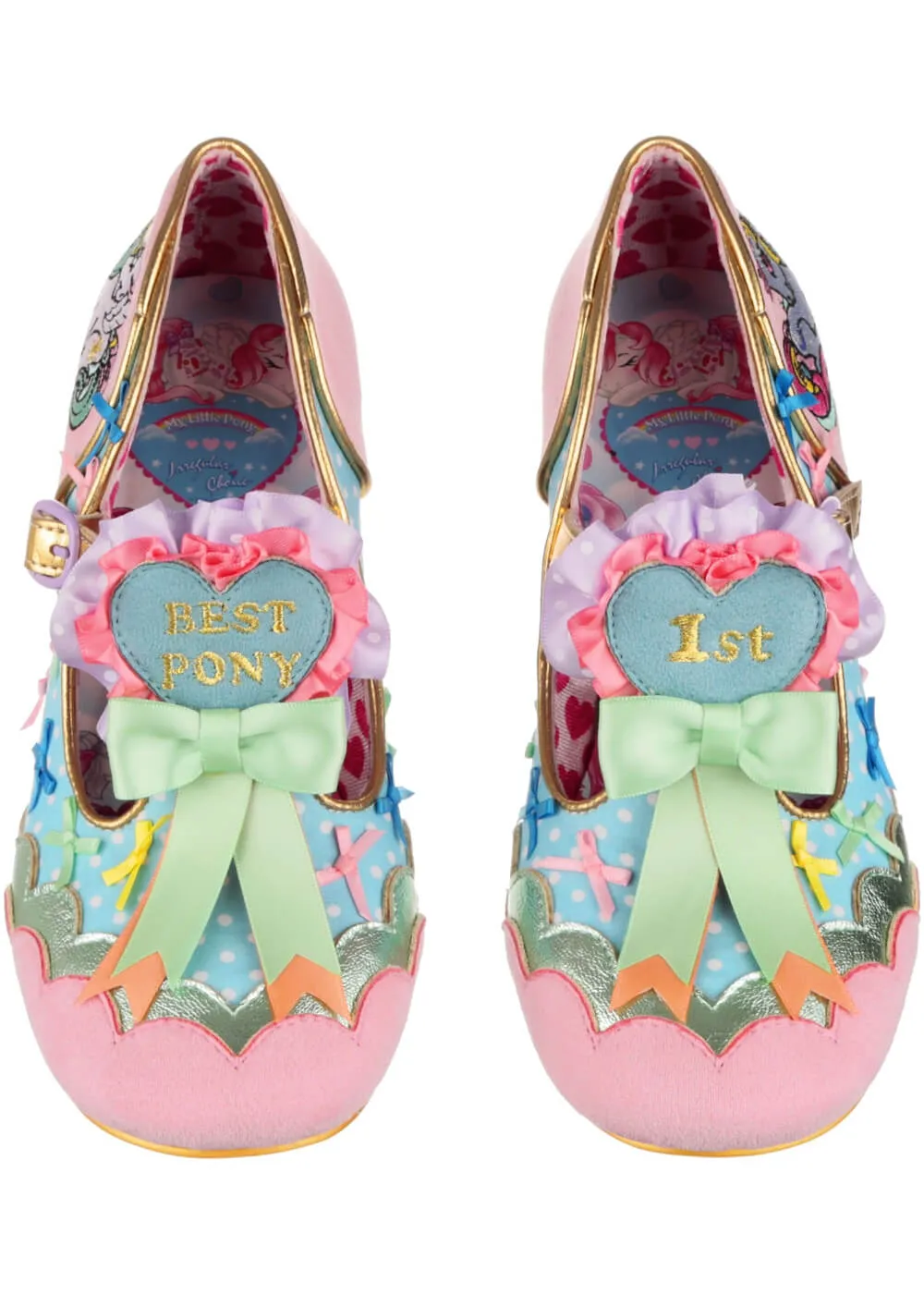 Irregular Choice x My Little Pony Best In Show Pumps Blue Pink