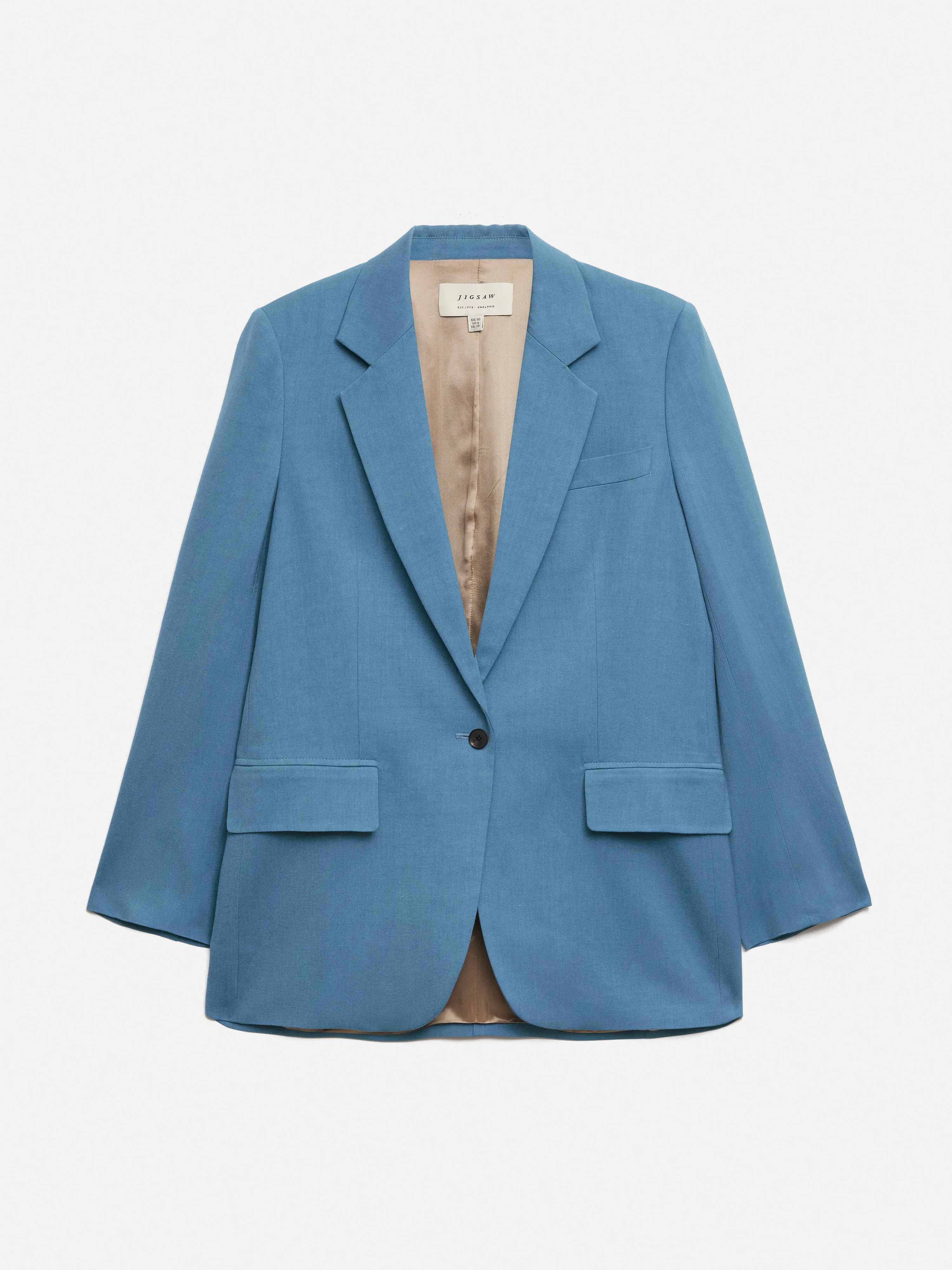 Italian Linen Gibson Blazer | Blue