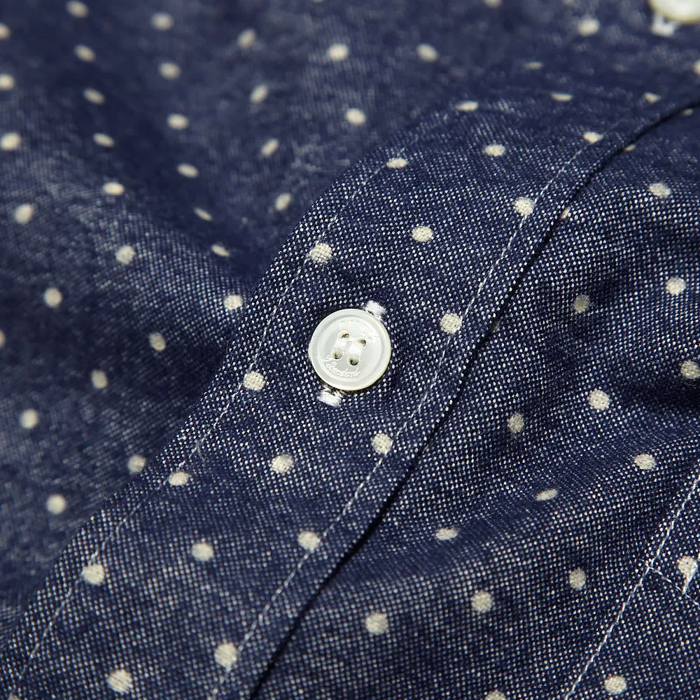 Journal Standard Button Down Dots ShirtNavy