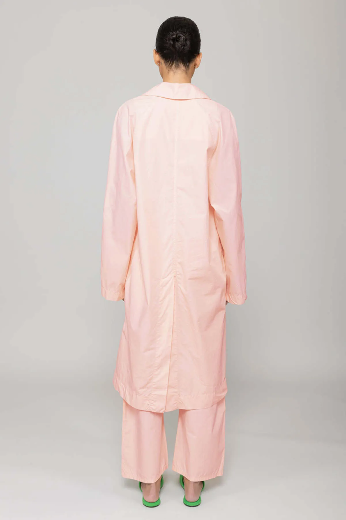 Kyoto Car Coat - Dusty Pink