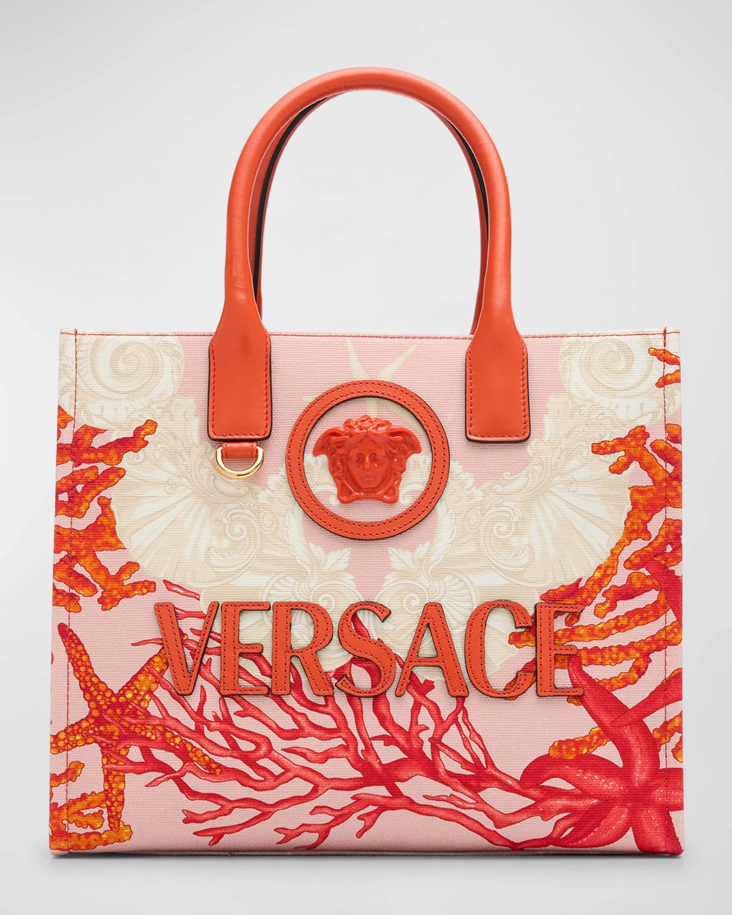 La Medusa Small Sea-Print Tote Bag