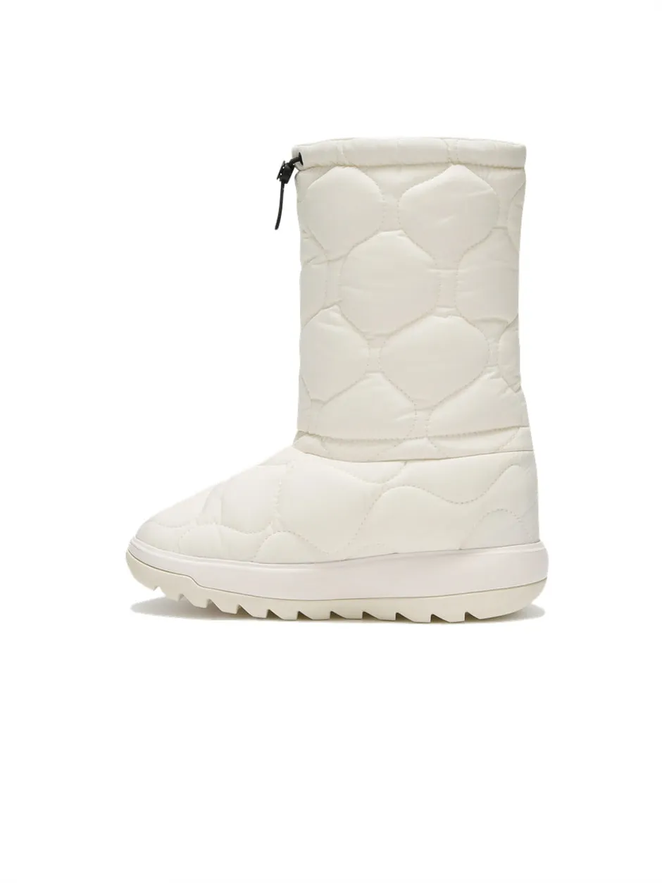 LEICESTER Qt Long Boots Off White