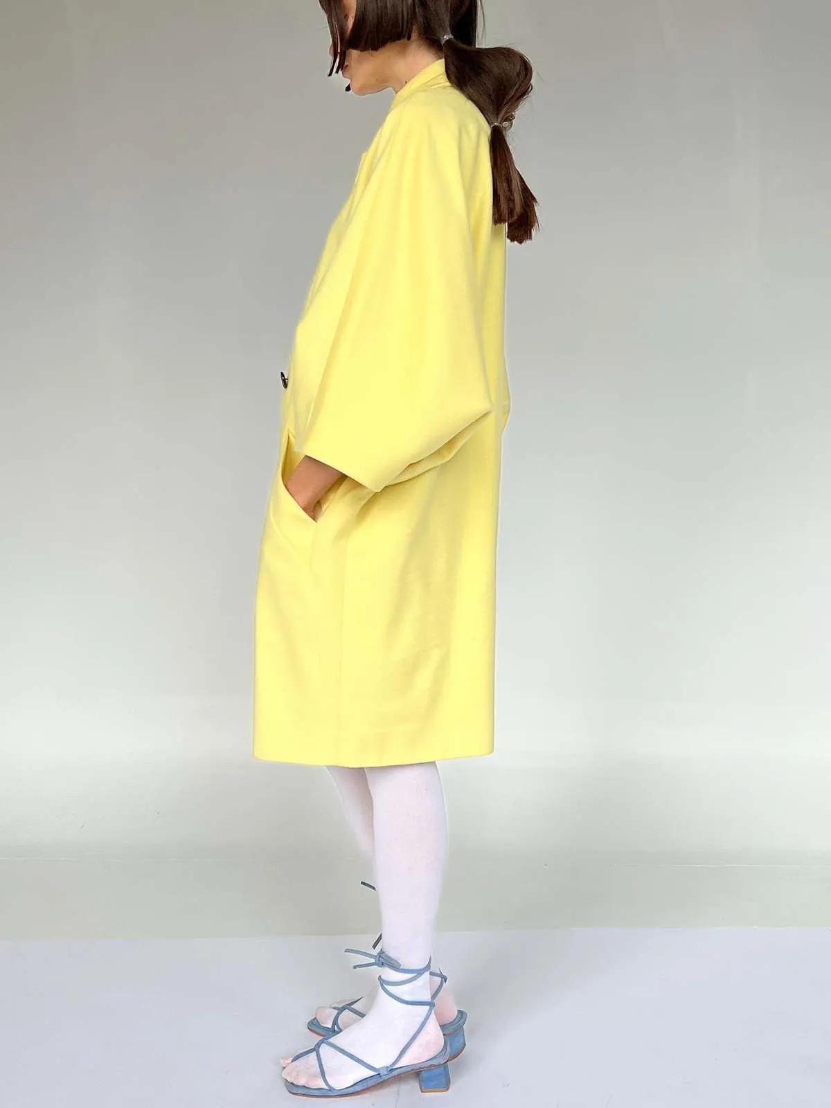 Lemon Butter Escada Coat - Sunny