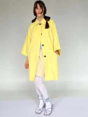 Lemon Butter Escada Coat - Sunny