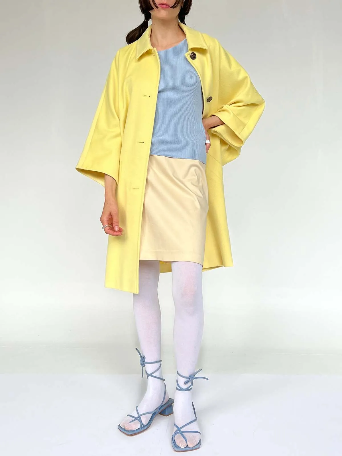 Lemon Butter Escada Coat - Sunny