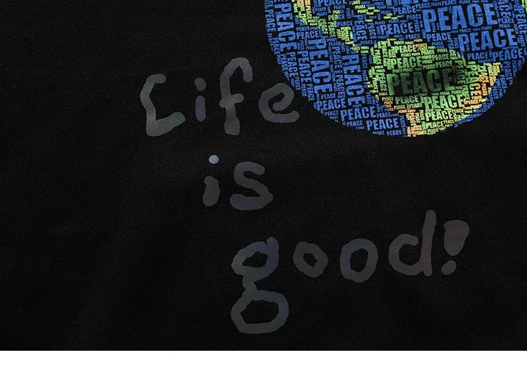 Life Is Good Global Peace Pullover Hoodie