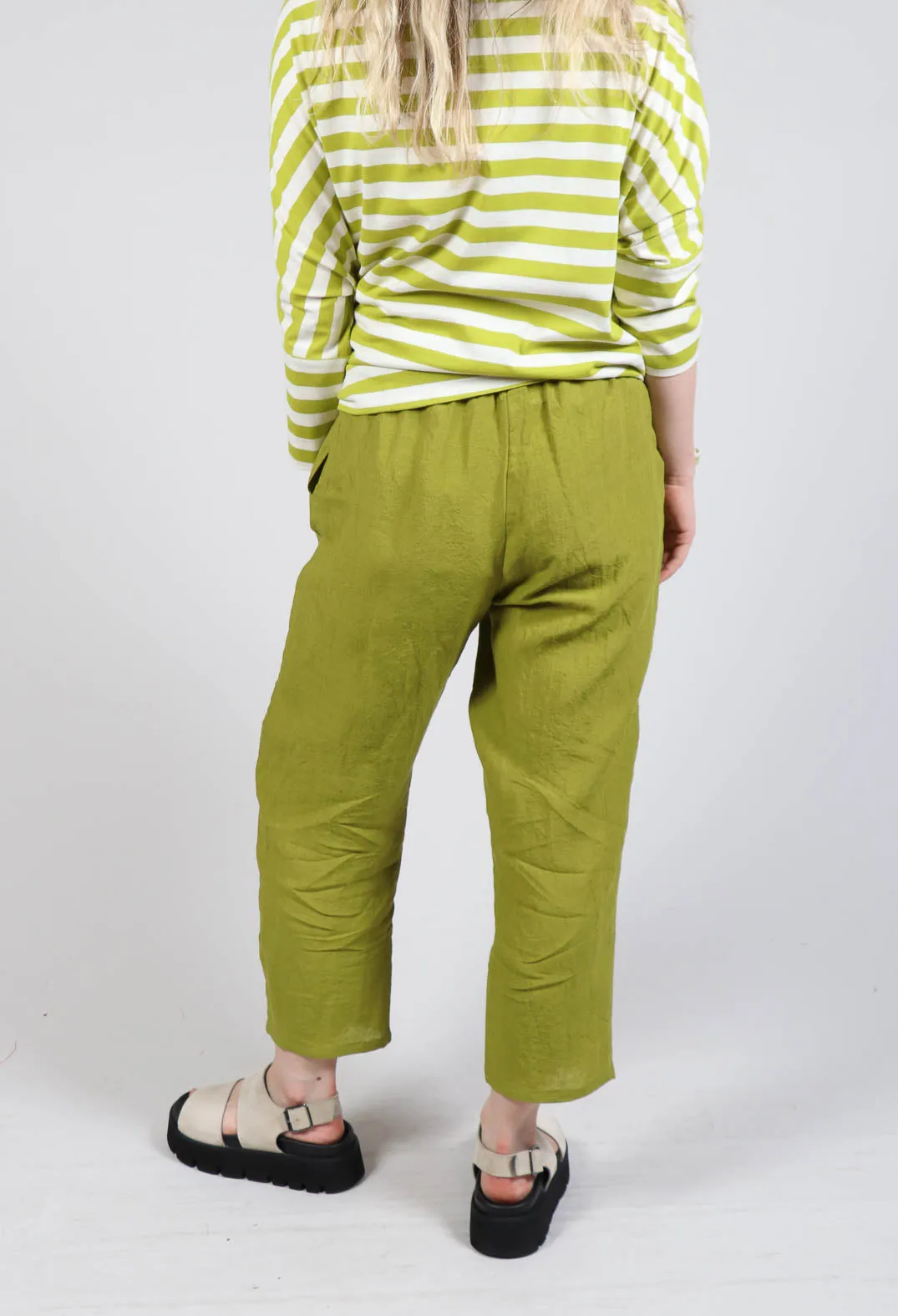 Linen Trousers in Pistachio