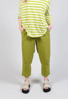 Linen Trousers in Pistachio