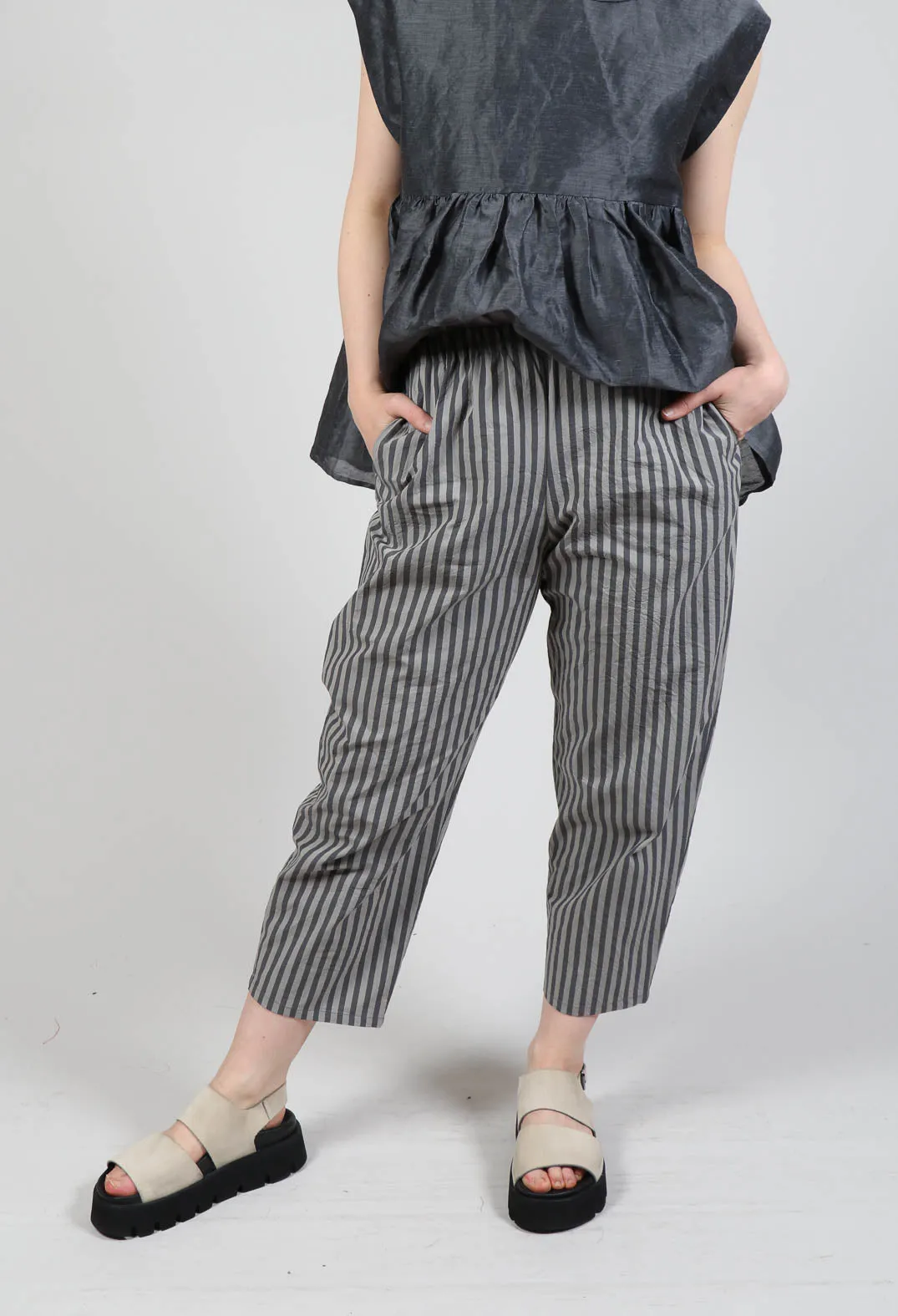 Linen Trousers in Stone