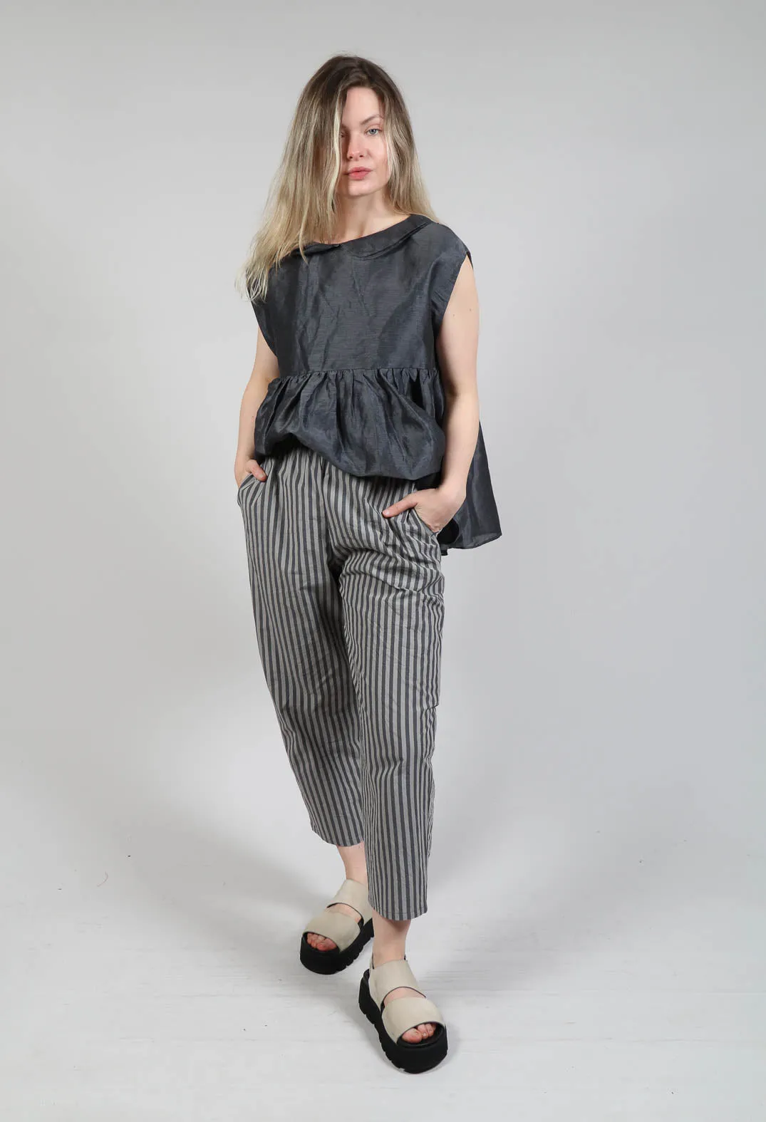 Linen Trousers in Stone