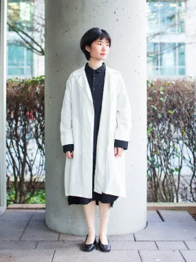 Lithuanian Linen Coat - White