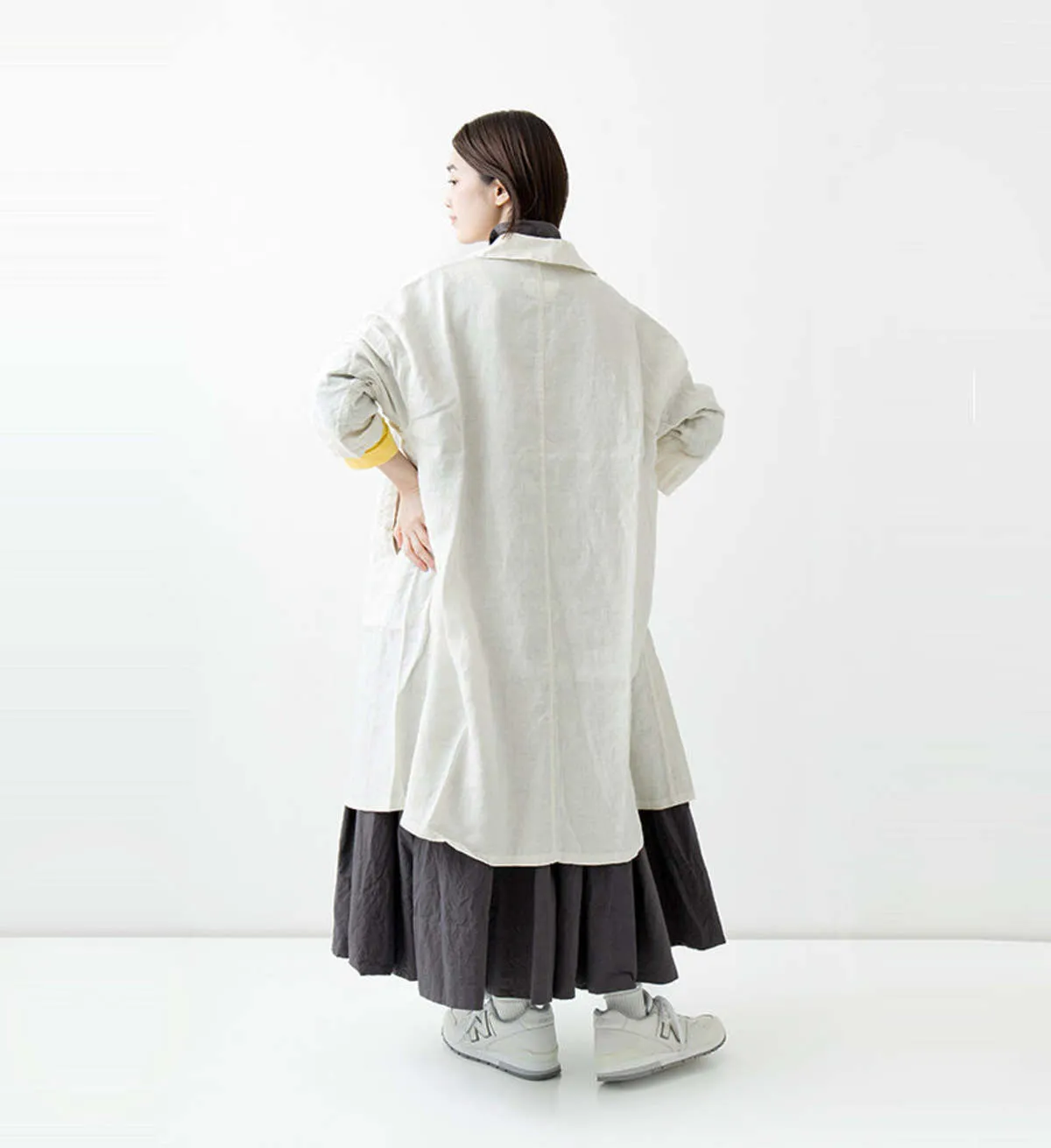 Lithuanian Linen Coat - White