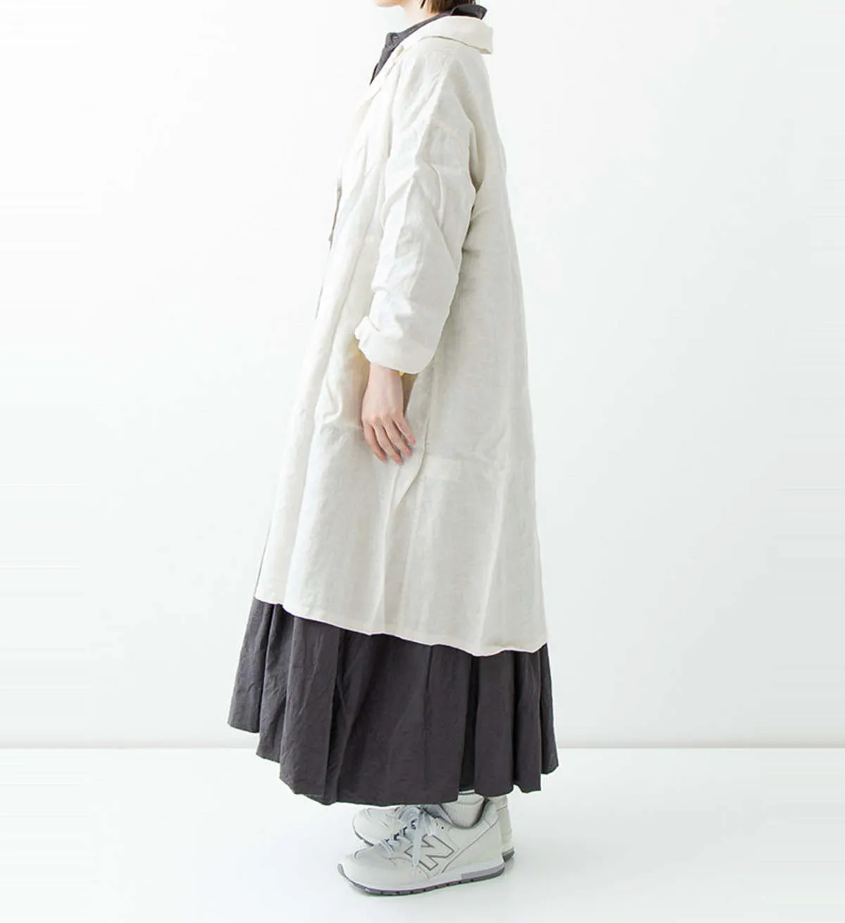 Lithuanian Linen Coat - White