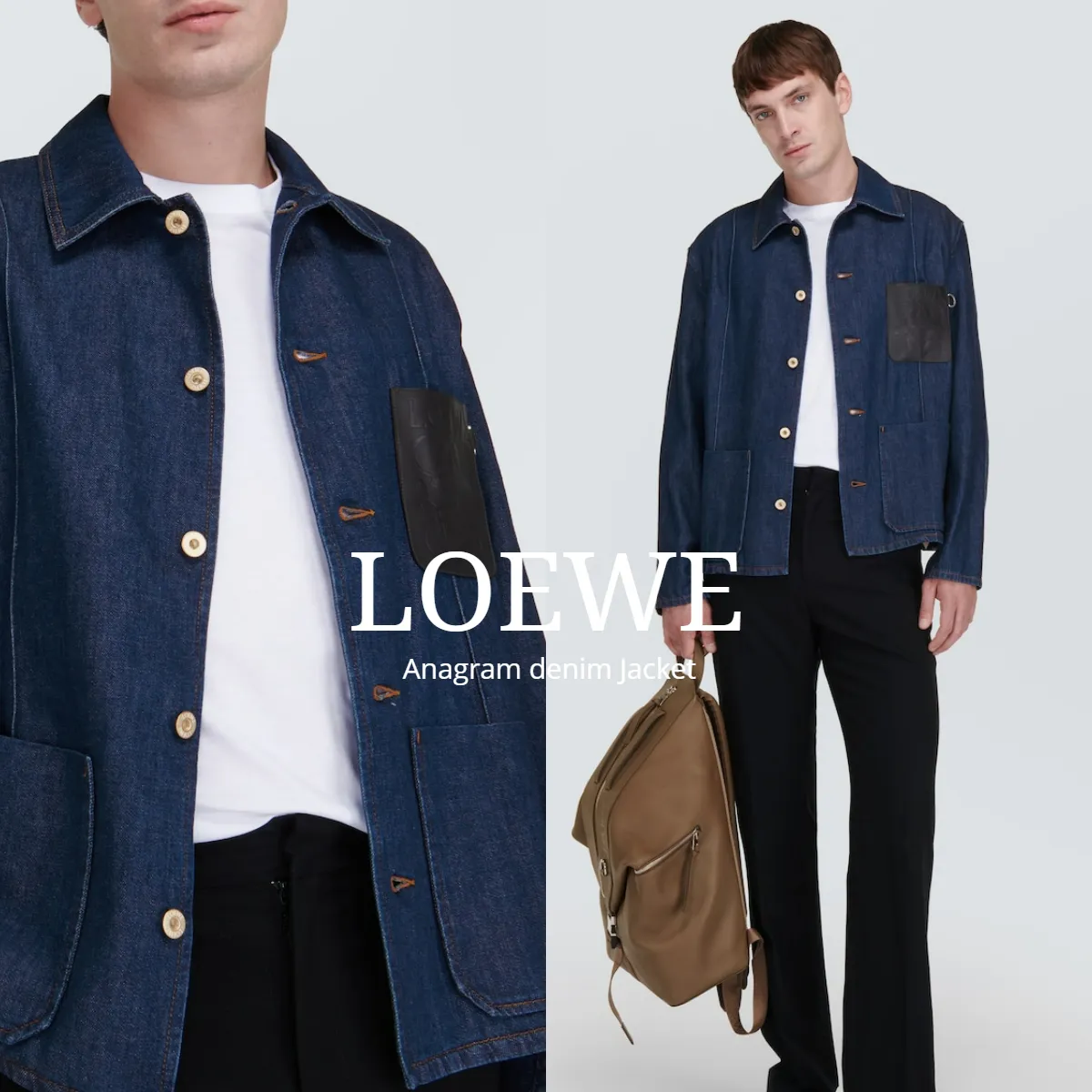 LOEWE  |Unisex Blended Fabrics Street Style Long Sleeves Plain Logo