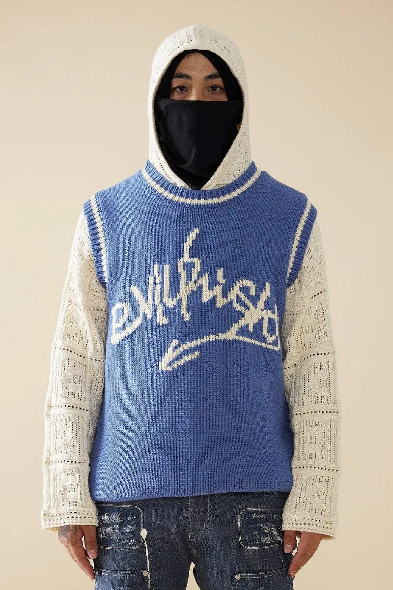 Logo Knit Vest Sweater