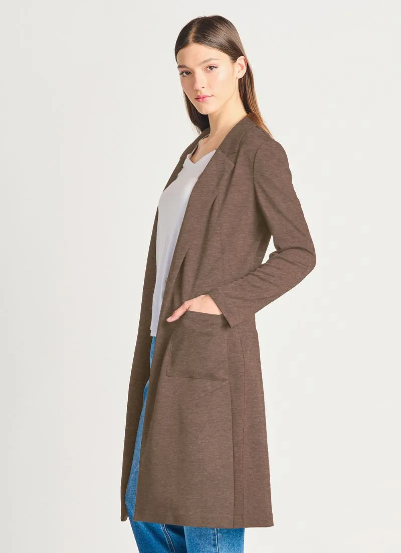 Long Blazer Cardigan