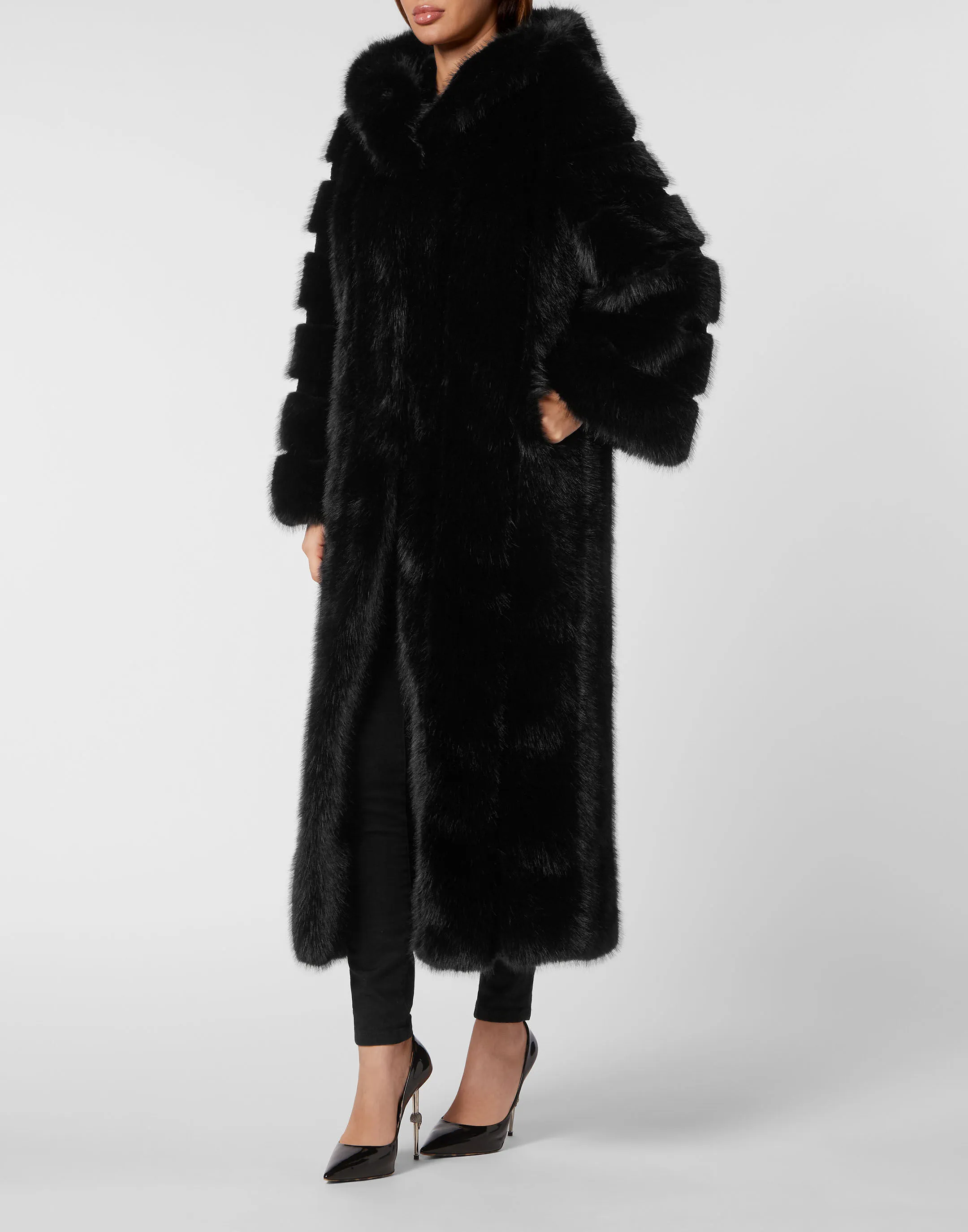 Long Eco Fox Coat