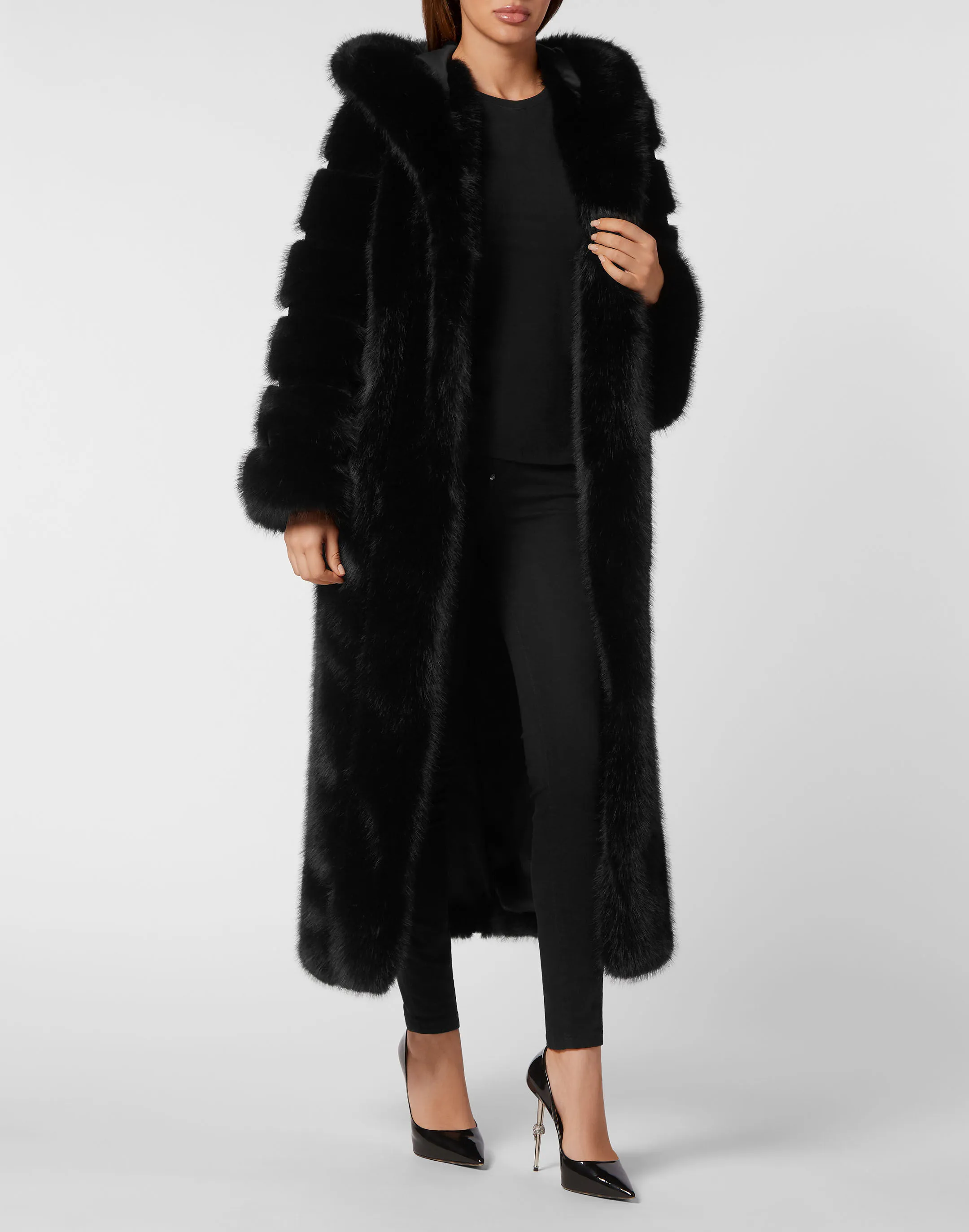 Long Eco Fox Coat