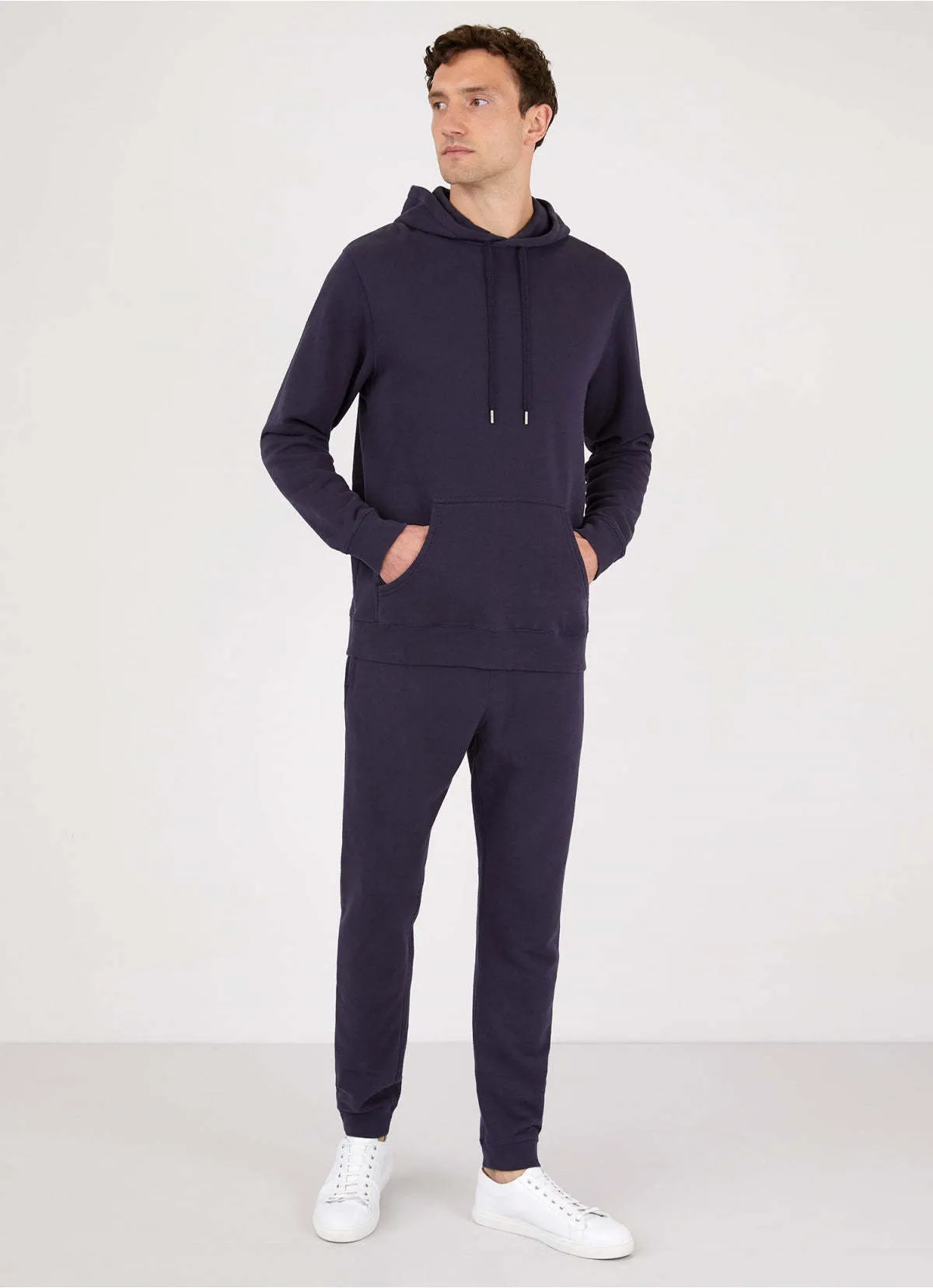 Loopback Overhead Hoody - Navy