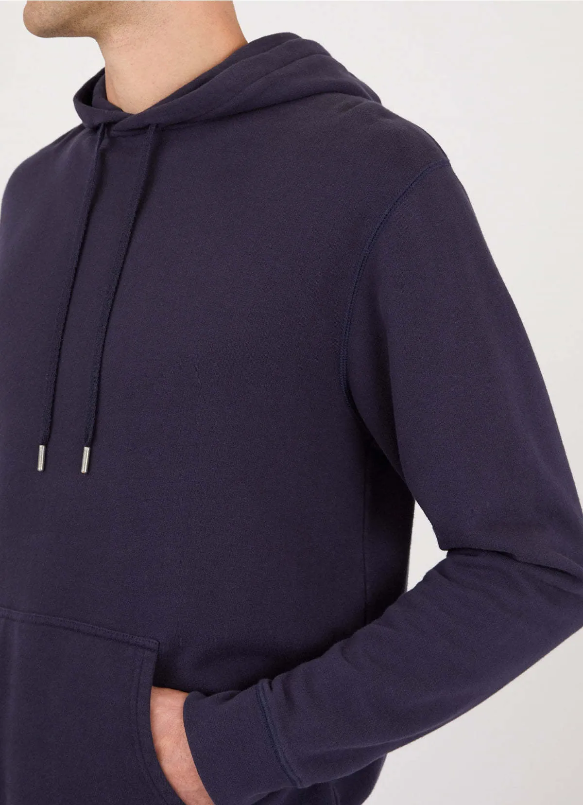 Loopback Overhead Hoody - Navy