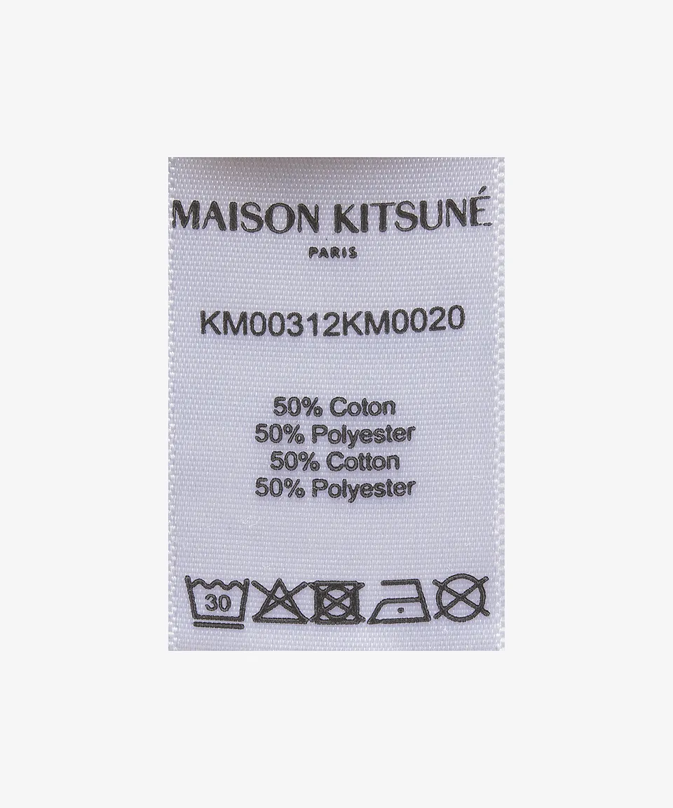 MAISON KITSUNE  |Unisex Street Style Long Sleeves Plain Logo Skater Style