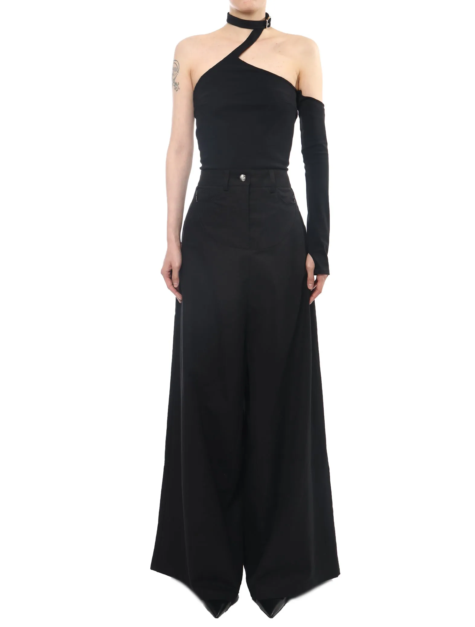 Maitrepierre Bernard Black Wide Pants