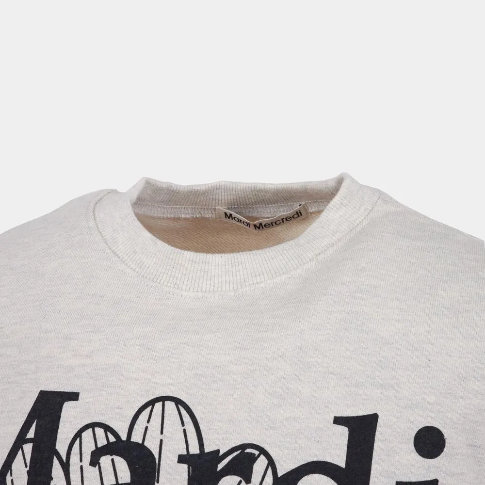 Mardi Mercredi  |Crew Neck Unisex Street Style Long Sleeves Plain Cotton