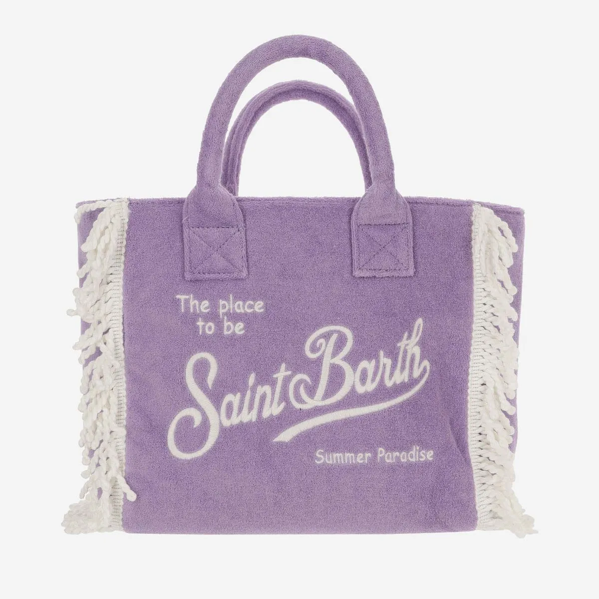 Mc2 Saint Barth    Mc2 Saint Barth Colette Terry Tote Bag With Embroidery