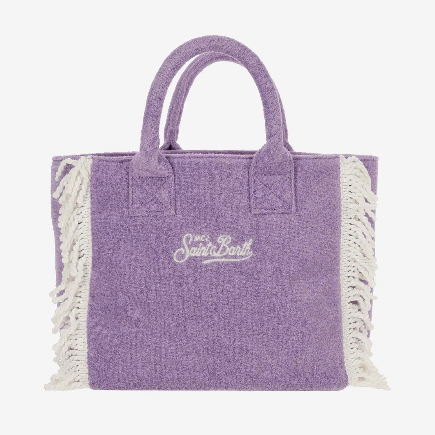 Mc2 Saint Barth    Mc2 Saint Barth Colette Terry Tote Bag With Embroidery