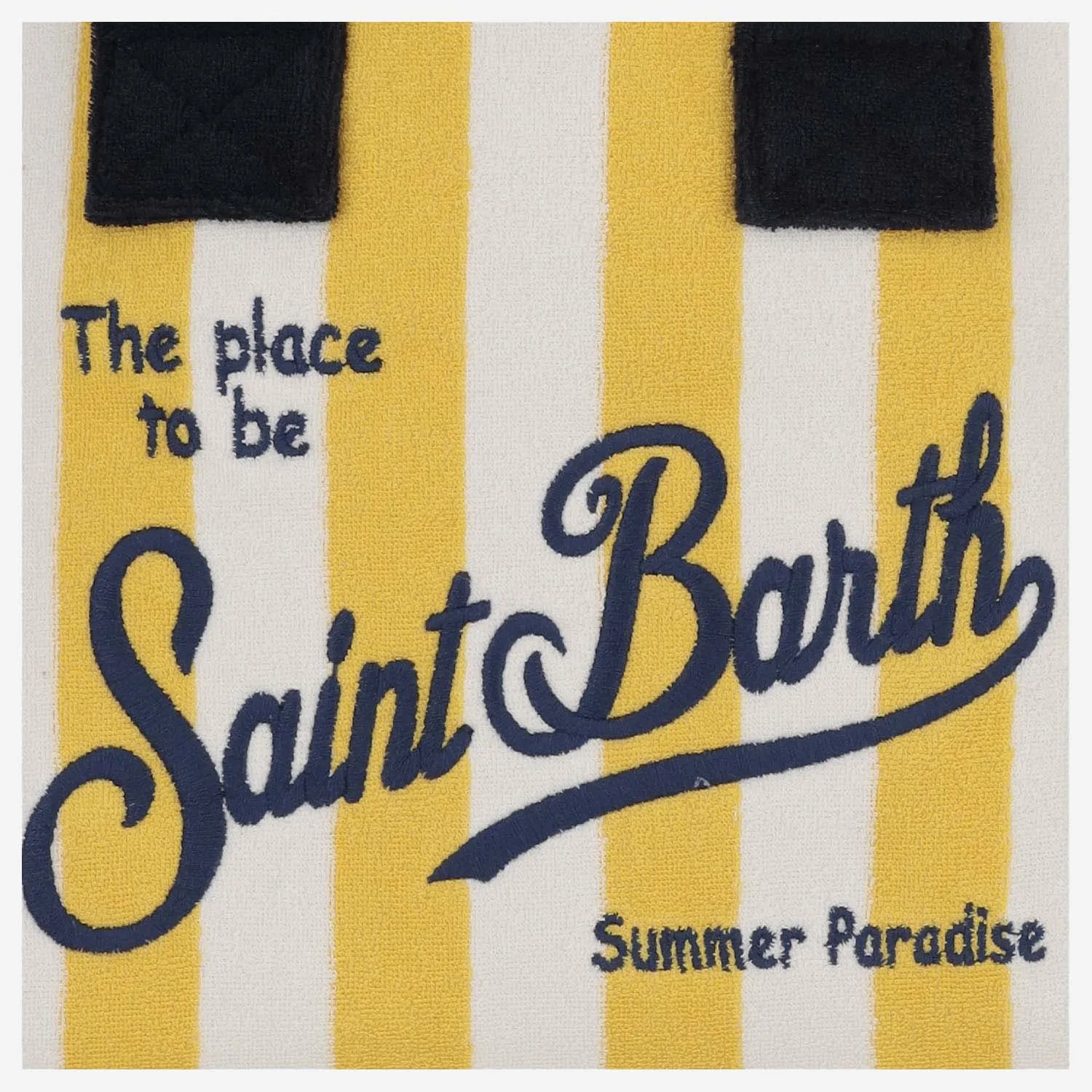 Mc2 Saint Barth    Mc2 Saint Barth Colette Tote Bag With Striped Pattern And Logo