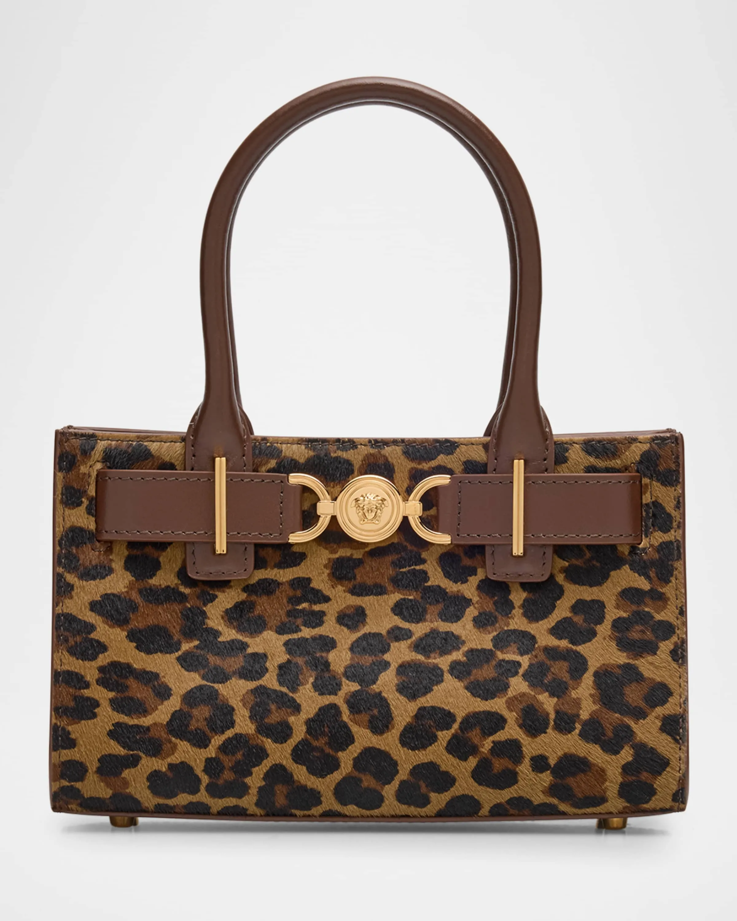 Medusa 95 Small Leopard Calf Hair Tote Bag