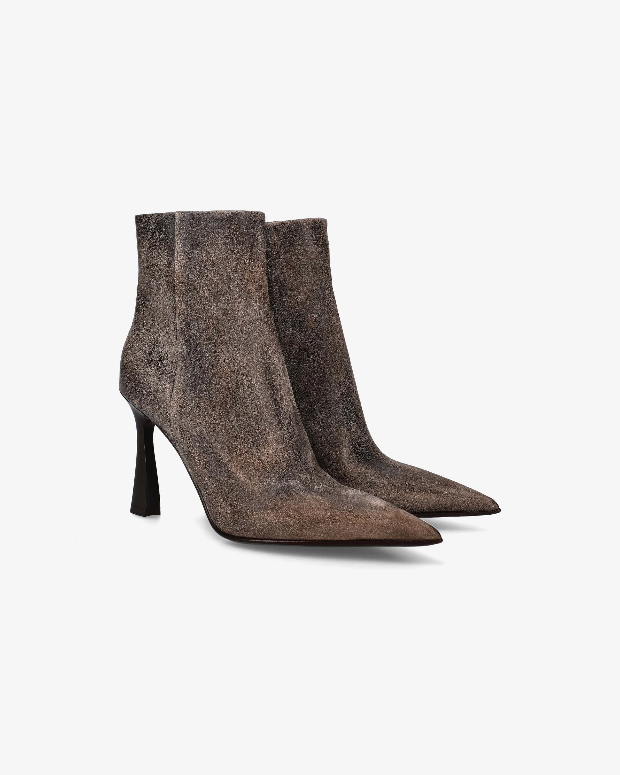 Meigi suede ankle boot M6839A Old Nero