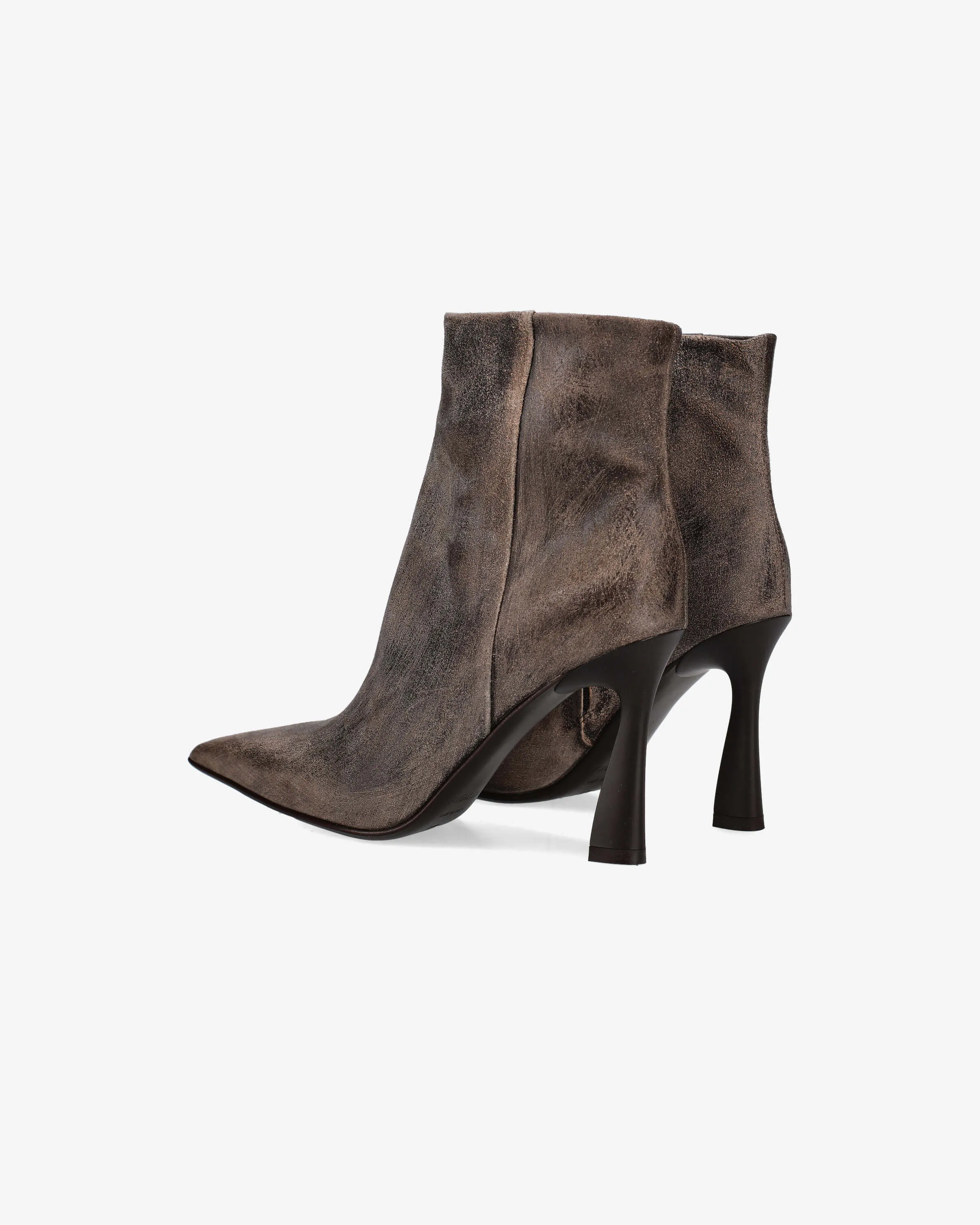 Meigi suede ankle boot M6839A Old Nero