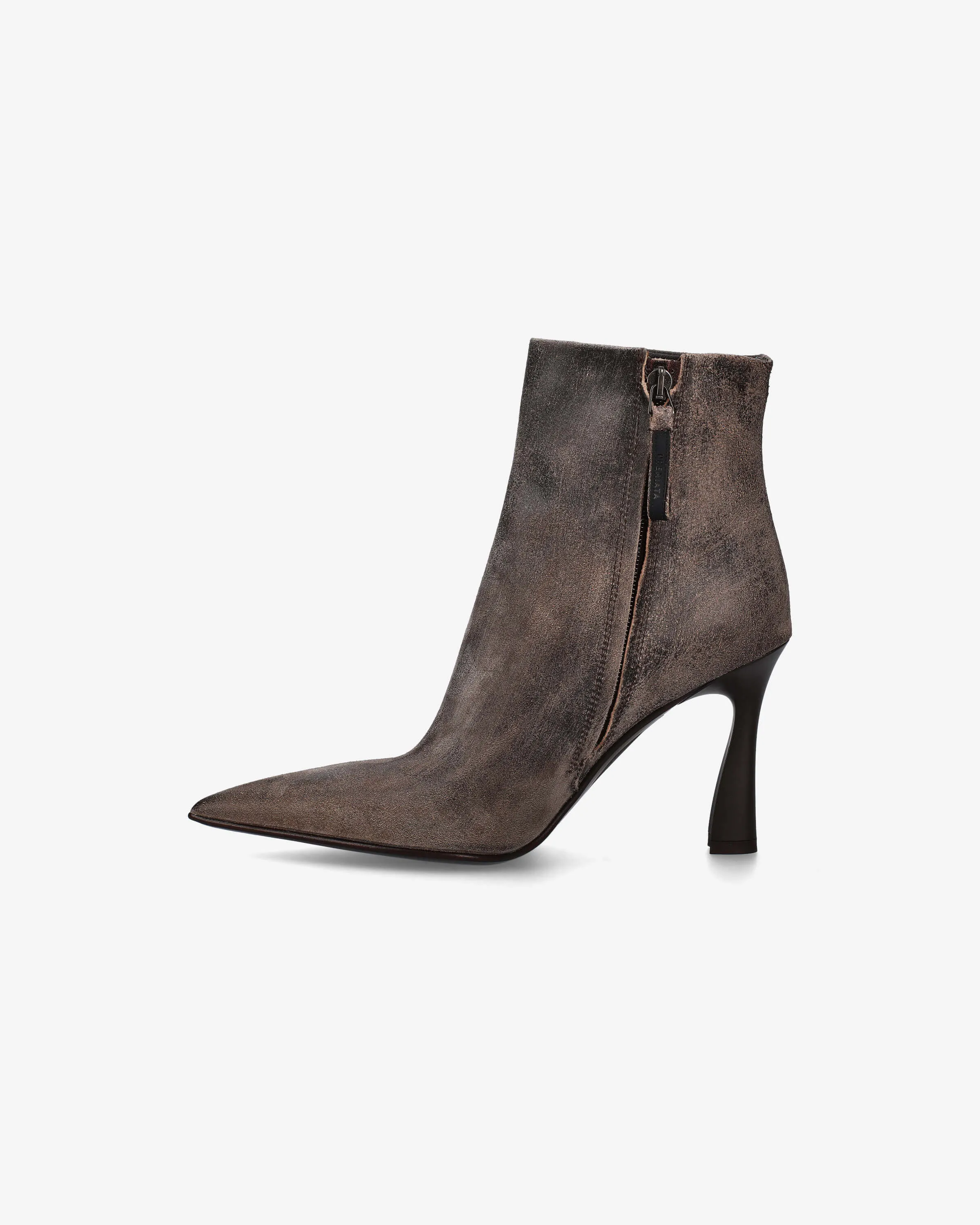 Meigi suede ankle boot M6839A Old Nero