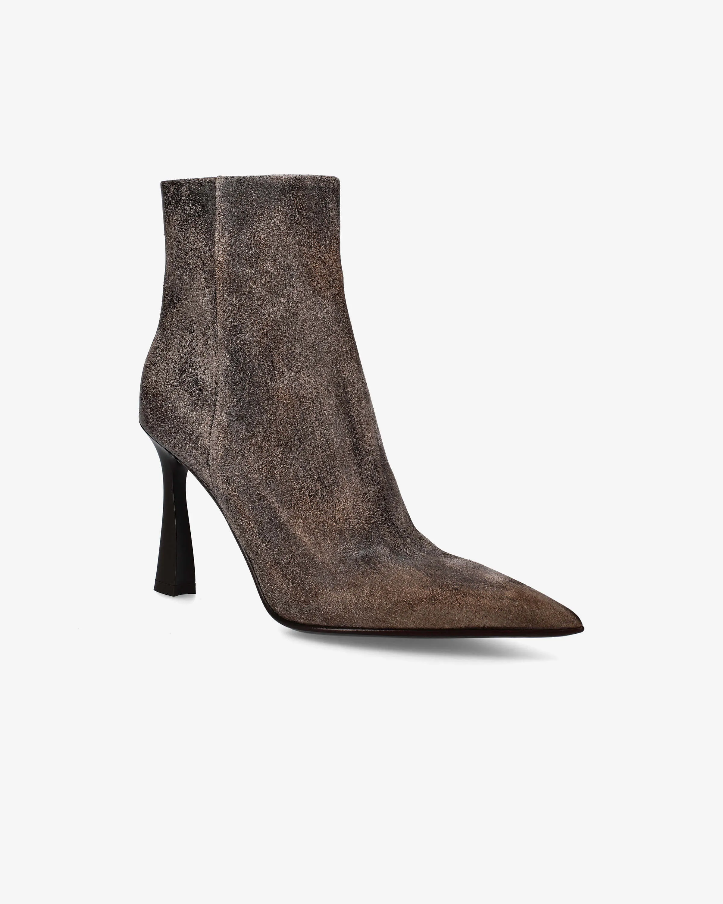 Meigi suede ankle boot M6839A Old Nero