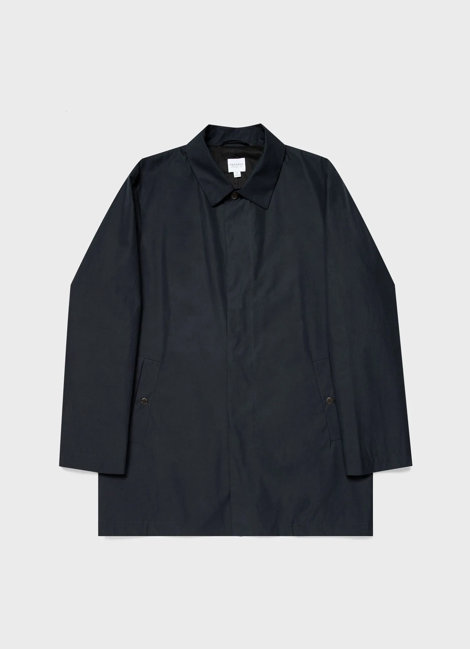 Men's Ventile Mac in Dark Navy