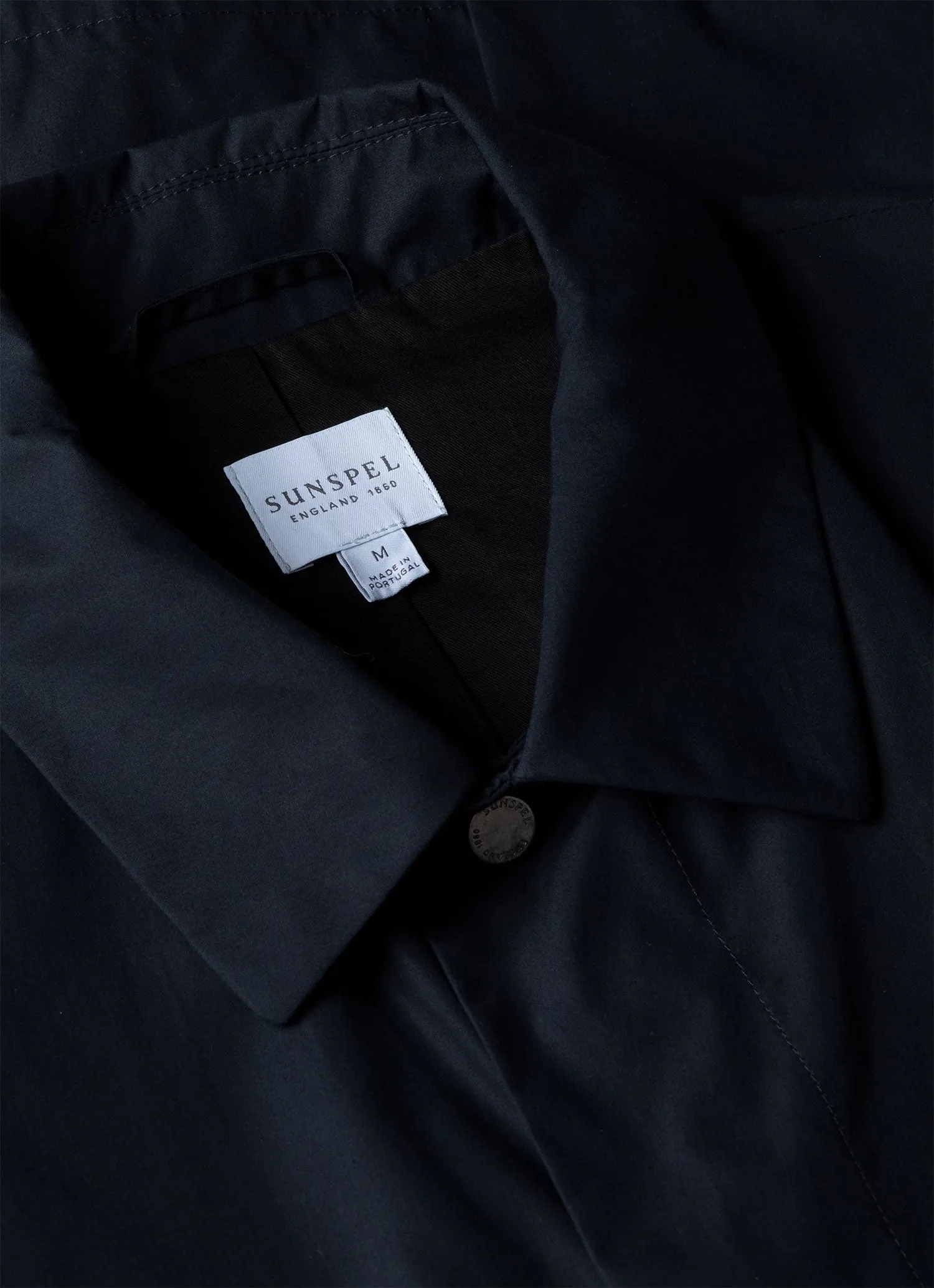 Men's Ventile Mac in Dark Navy