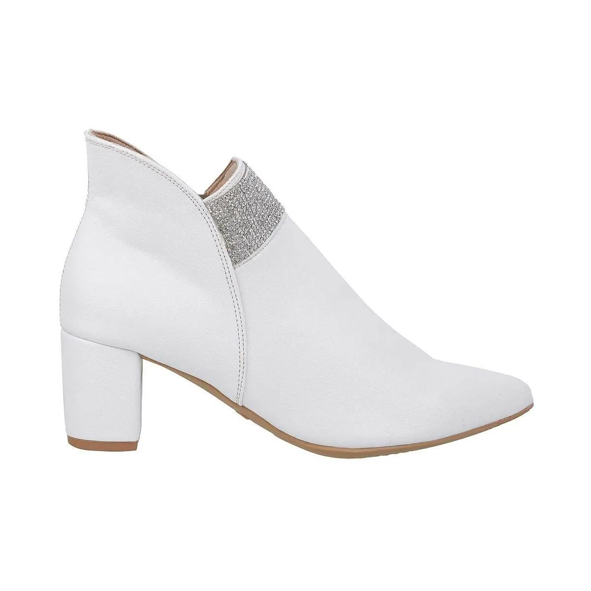 Metro Women White Party Boots