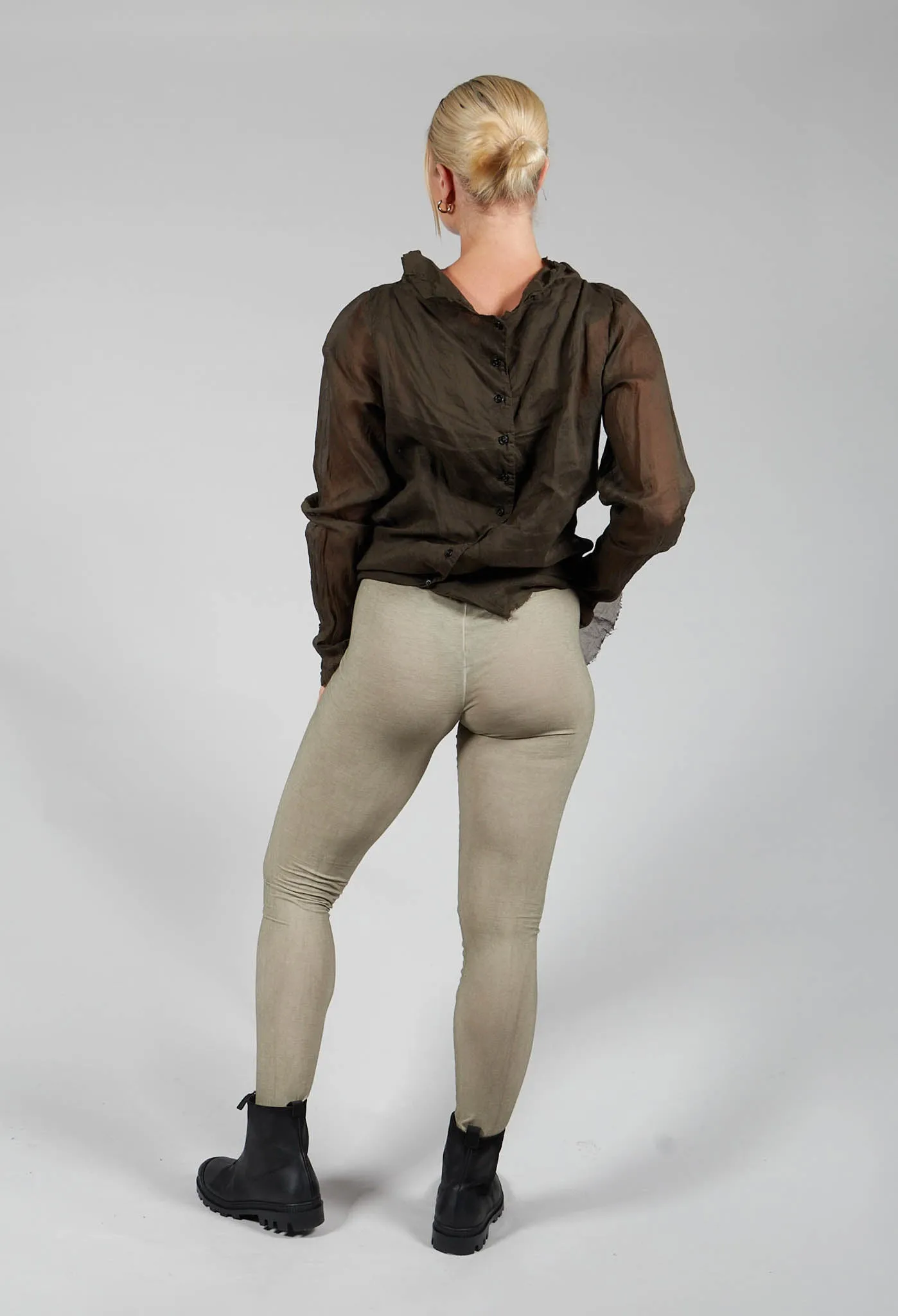 Midrise Leggings in Schilf Cloud