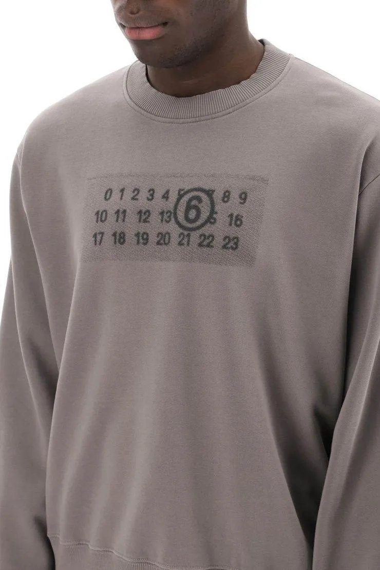 MM6 Maison Margiela  |Crew Neck Unisex Street Style Long Sleeves Plain Cotton Logo