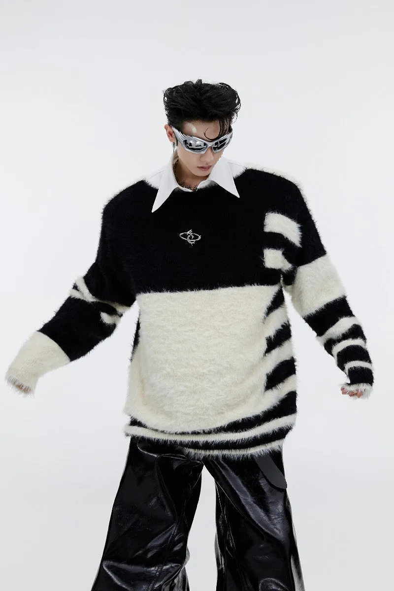 Mohair Metal Logo Sweater