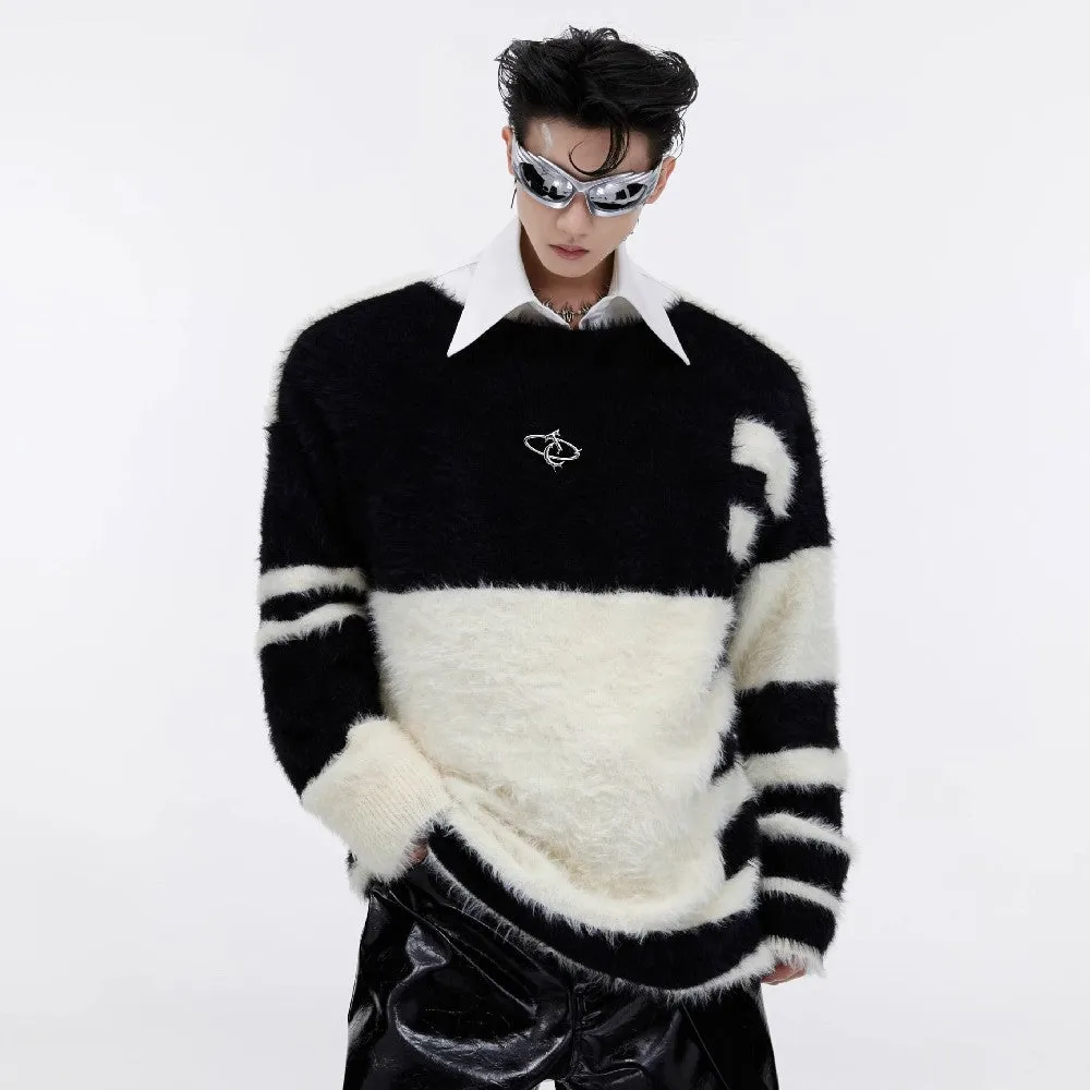 Mohair Metal Logo Sweater